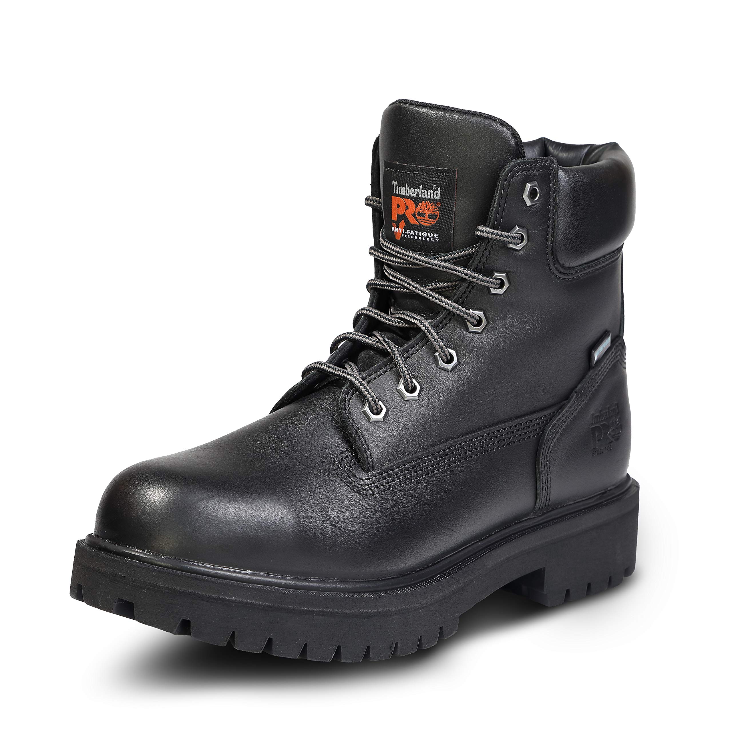 Timberland PRO Men's 6-Inch Steel Toe Waterproof Work Boots - Insulated Safety Shoes for Construction, Hiking & Outdoor Work