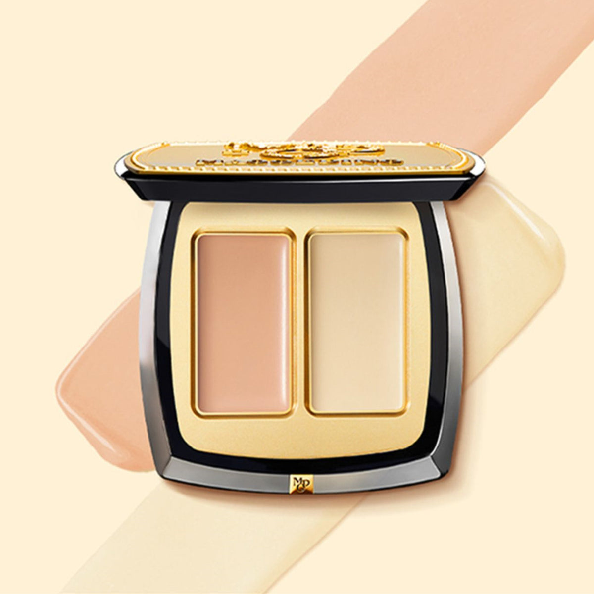 MAOGEPING Two Tone Full Coverage Concealer Cream - Waterproof & Long Lasting for Dark Circles & Blemishes - Perfect for Everyday Makeup & Professional Use