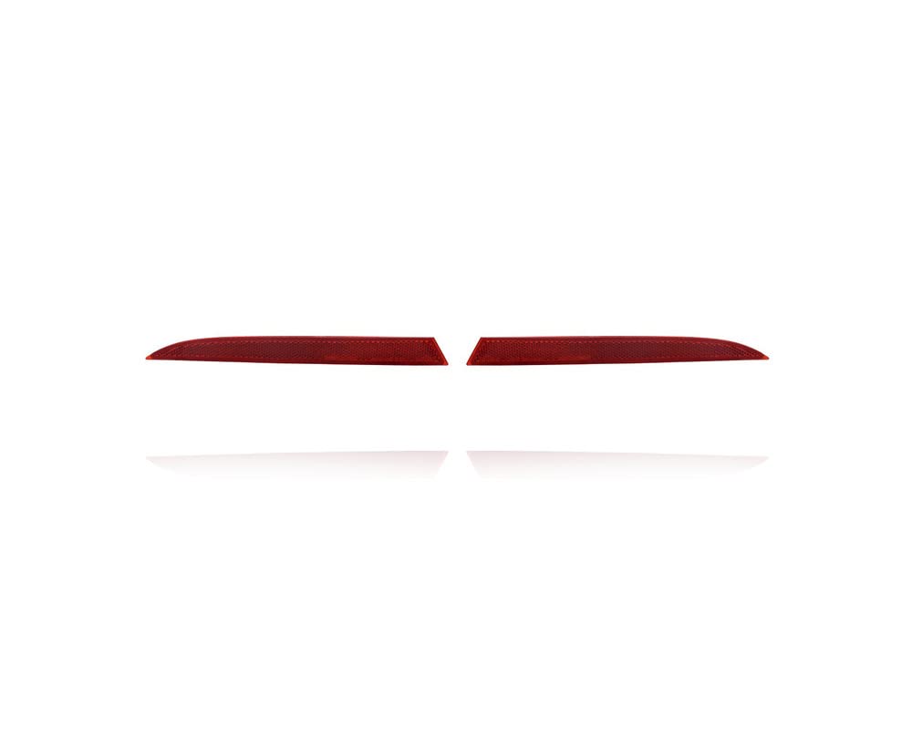 Honda Accord Sedan Bumper Reflector - Replacement for 2013-2015 Models - Rear Left Driver & Right Passenger Pair (Part #33505T2AA01, 33555T2AA01) - CAPA Certified - Perfect for Night Driving Safety & Enhanced Vehicle Visibility