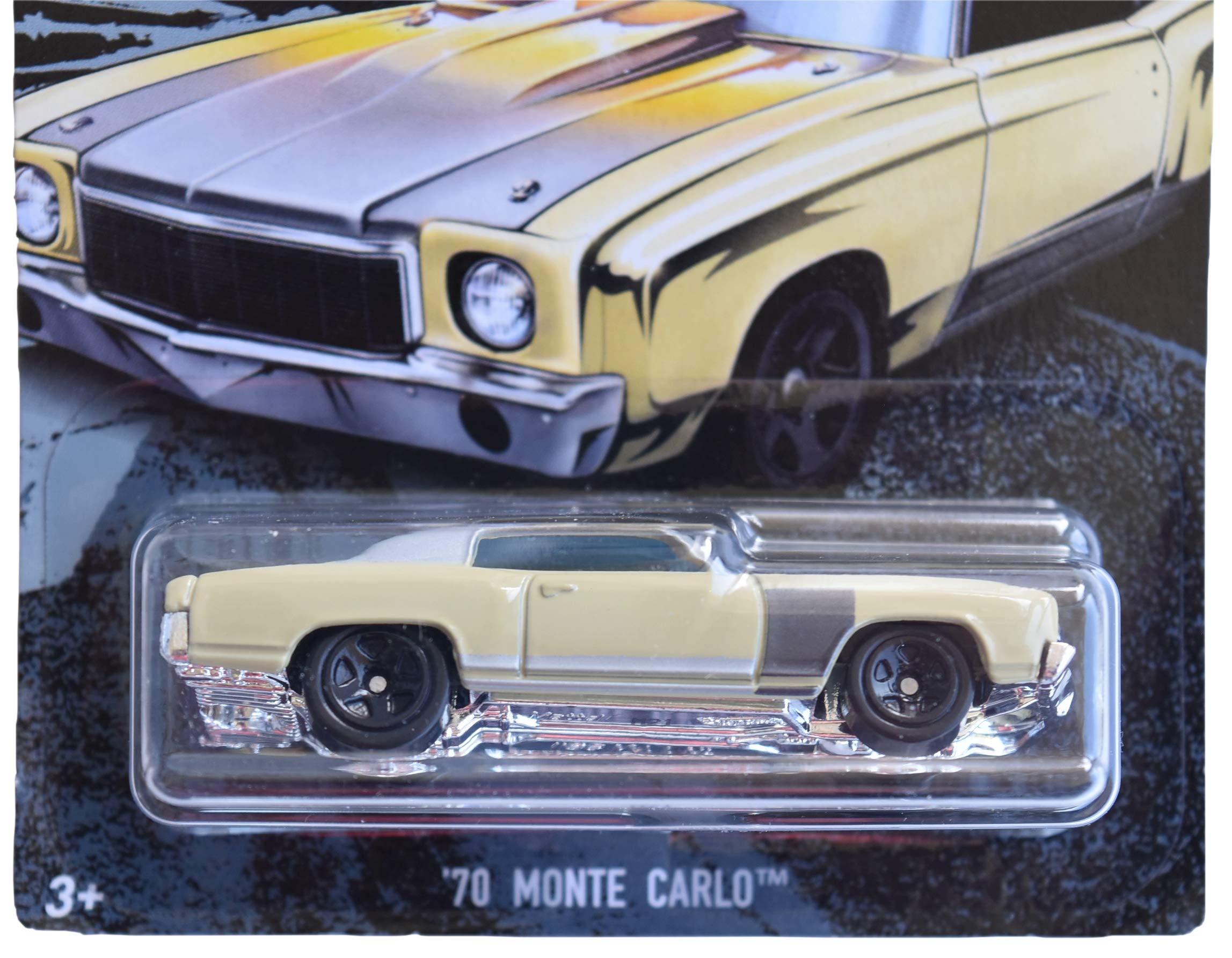 Hot Wheels Fast & Furious '70 Monte Carlo 1:64 Scale Die-Cast Car Toy - Collectible Model Vehicle for Kids & Adults - Perfect for Display, Racing Play & Movie Fans Gift