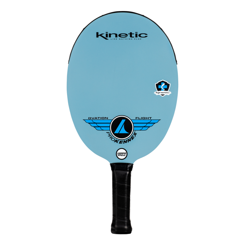 ProKennex Kinetic Ovation Flight Pickleball Paddle - Lightweight Carbon Fiber Racket for Control & Power | Perfect for Outdoor & Indoor Court Play, Tournaments & Recreational Games