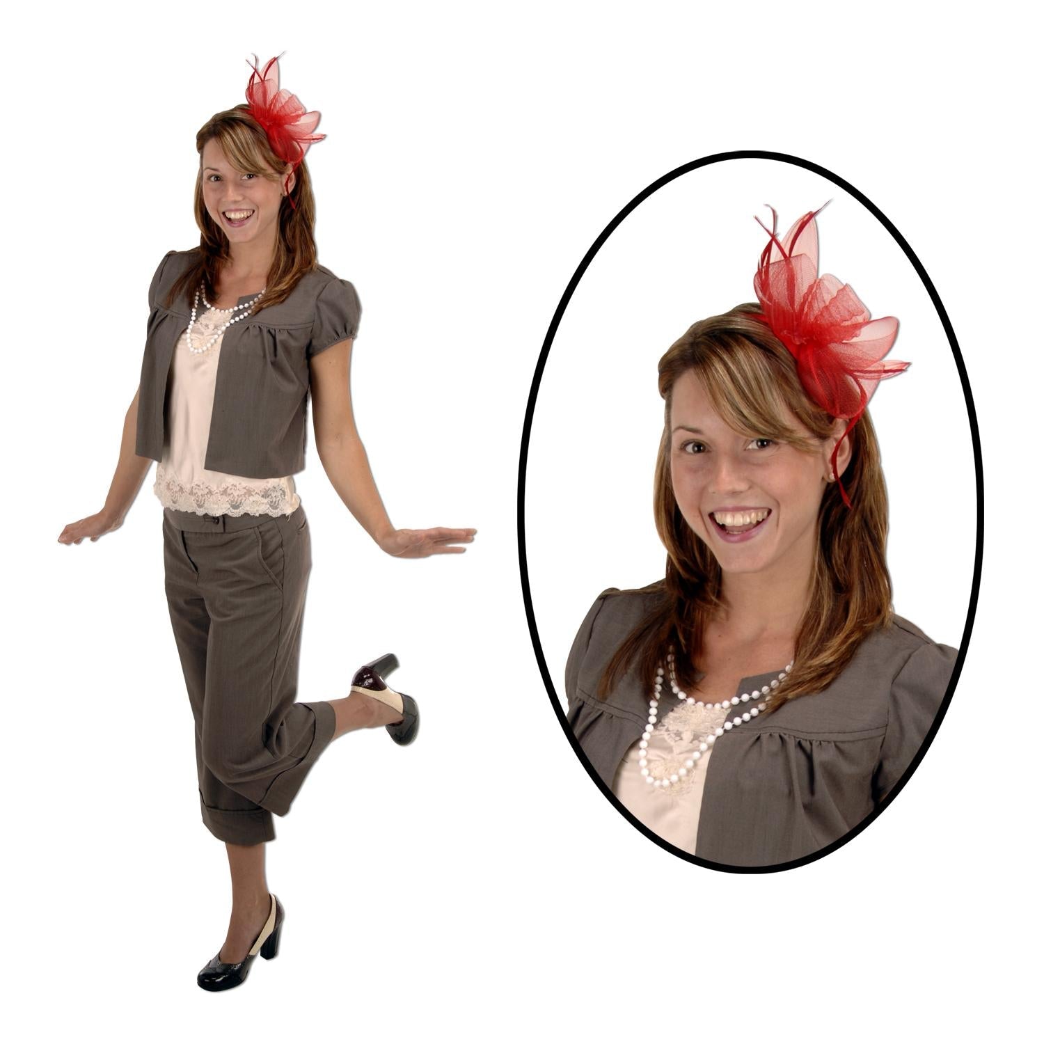 12 Pack Beistle Fancy Flower Headbands for Women - Boho Floral Hair Accessories for Weddings, Festivals & Costume Parties