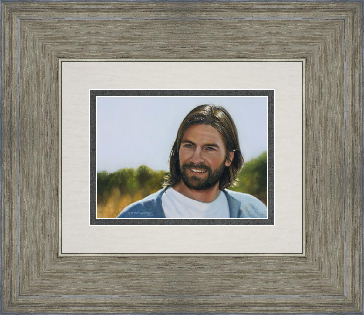 Abide With Me by Liz Lemon Swindle - Inspirational Christian Art Print for Home, Office & Church Decor - Perfect for Gifts, Wall Art & Spiritual Encouragement