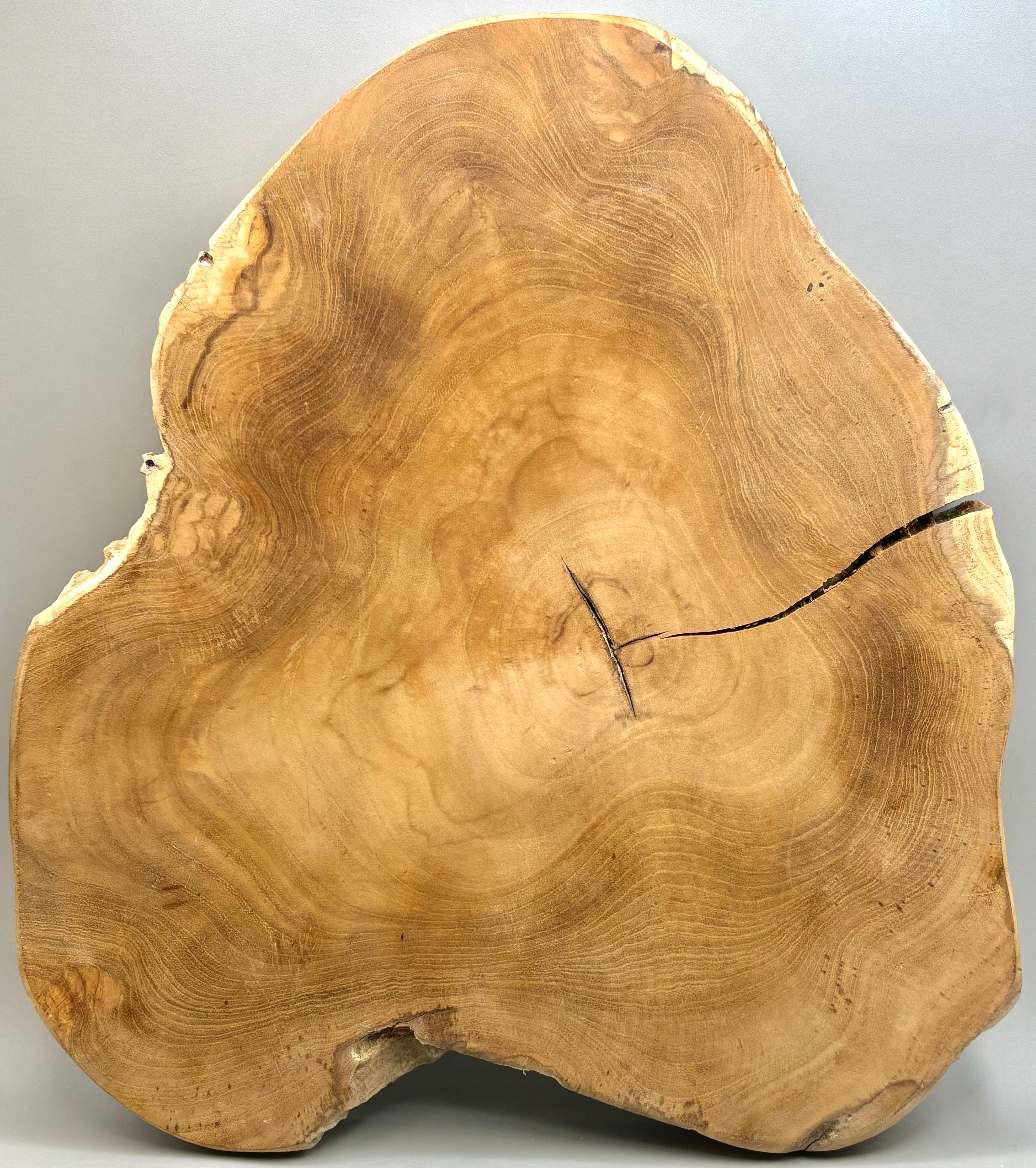 Handcrafted Australian Wood and Shell Serving Dish - Perfect for Charcuterie, Appetizers, and Home Decor