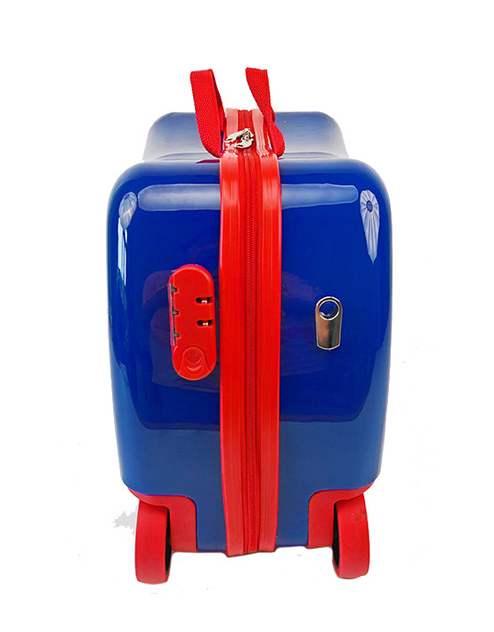 Spider-Man Ride-On Trolley Case with Wheels - Lightweight Kids Luggage for Air Travel, School & Vacation - Marvel Superhero Suitcase for Boys & Girls