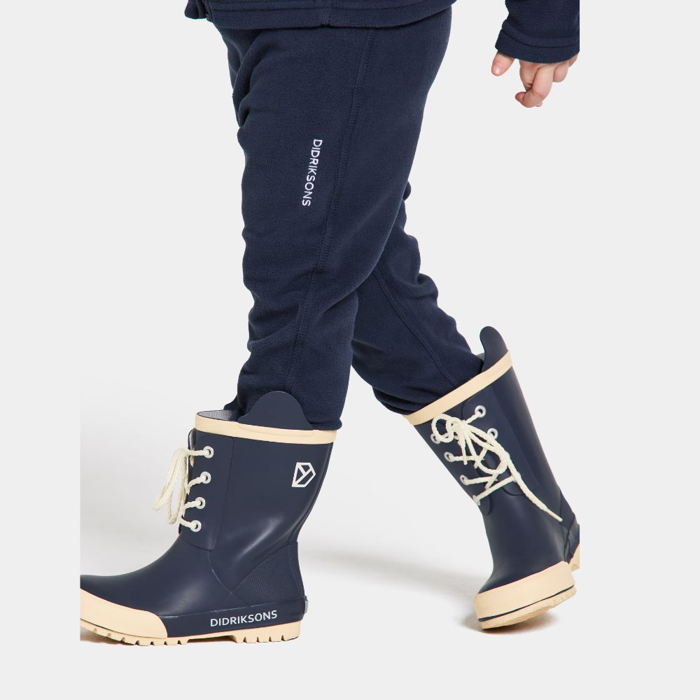 Didriksons Monte 10 Fleece Pants for Men & Women - Soft Winter Thermal Lined Trousers in Navy Blue - Perfect for Hiking, Camping & Outdoor Activities
