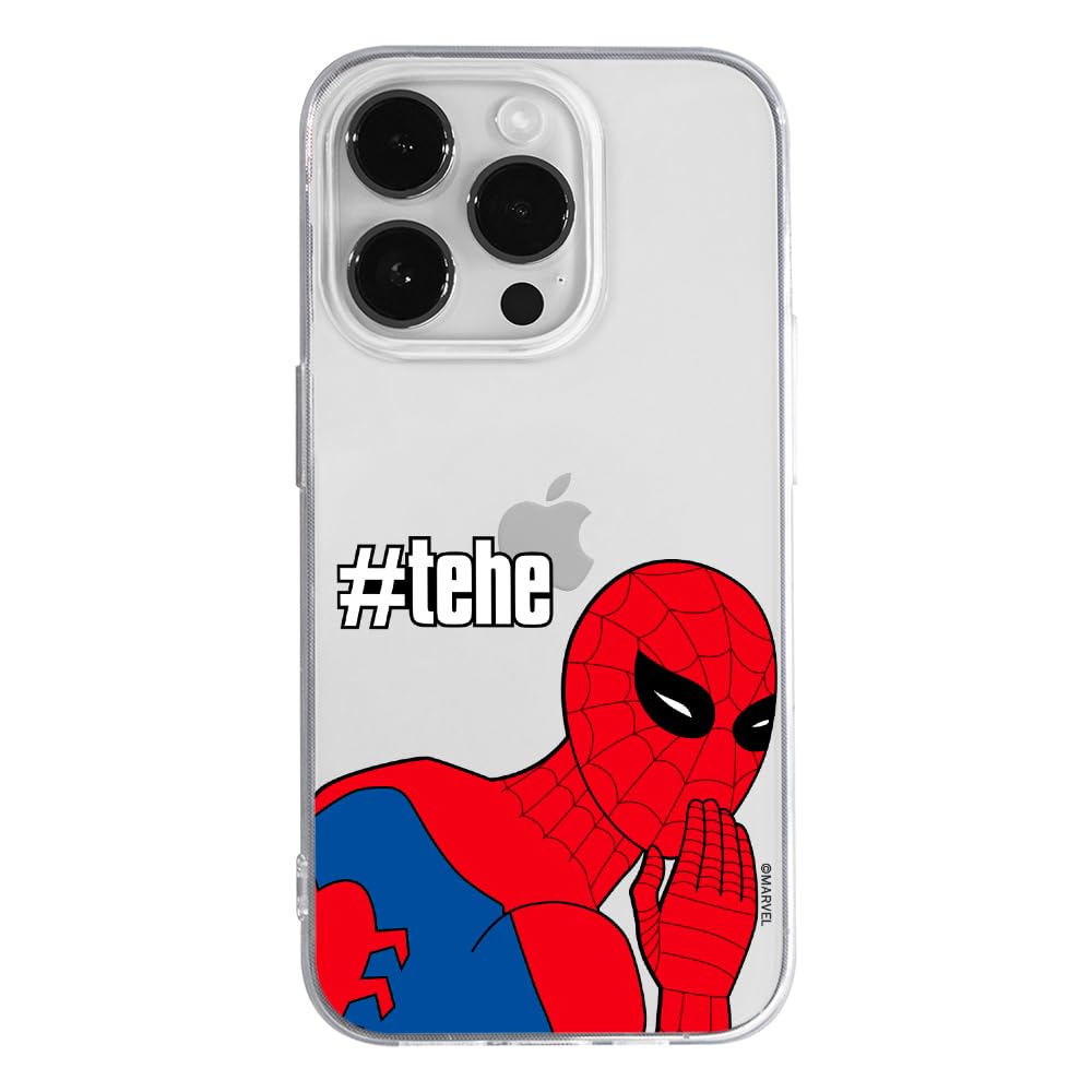 Official Marvel Spider-Man iPhone 14 Pro Max Case - Licensed Transparent Slim Fit Phone Cover with Premium Protection | Perfect for Daily Use, Work & Superhero Fans