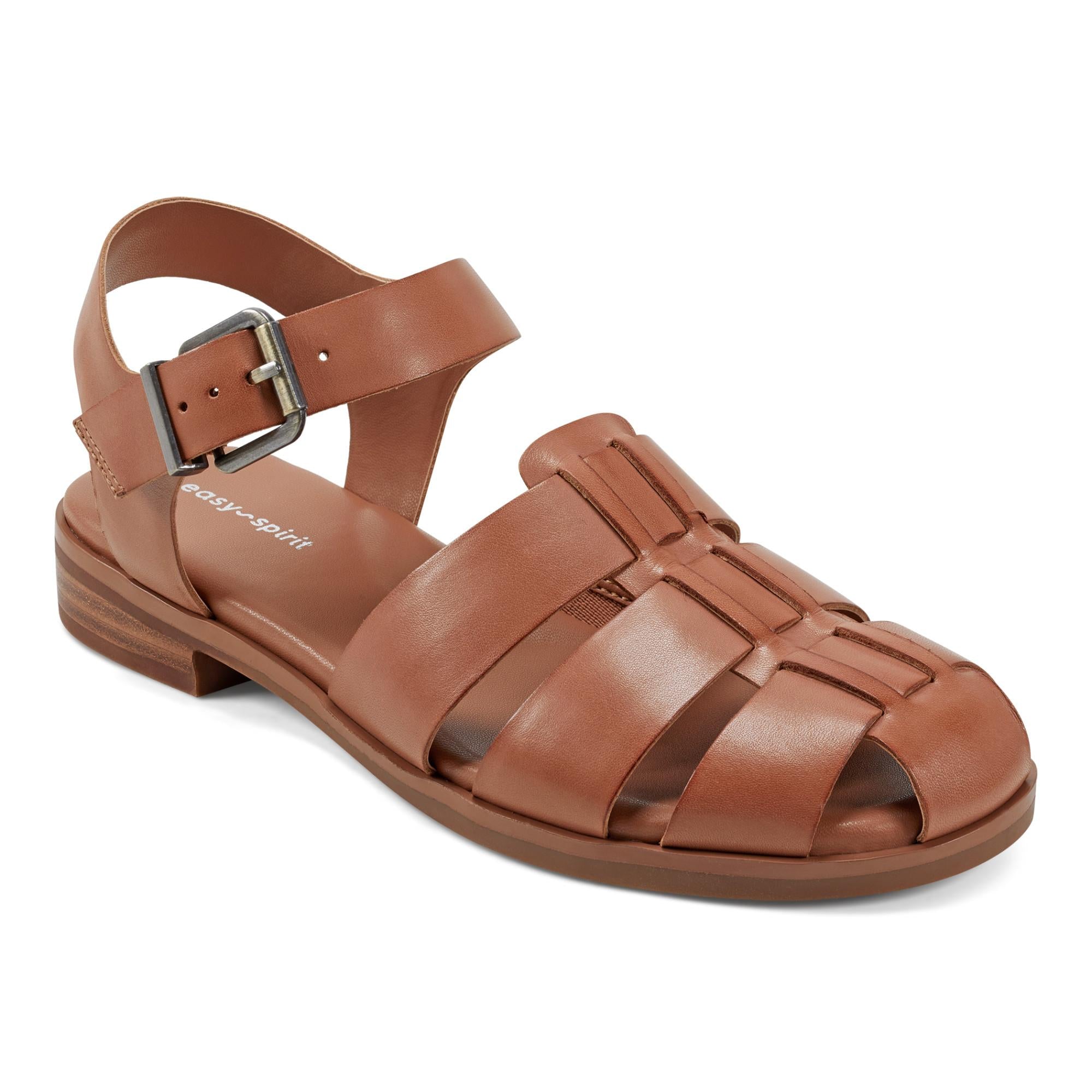 Easy Spirit Women's Gretty Brown M Slip-On Loafers - Comfortable Casual Shoes for Work, Travel & Everyday Wear