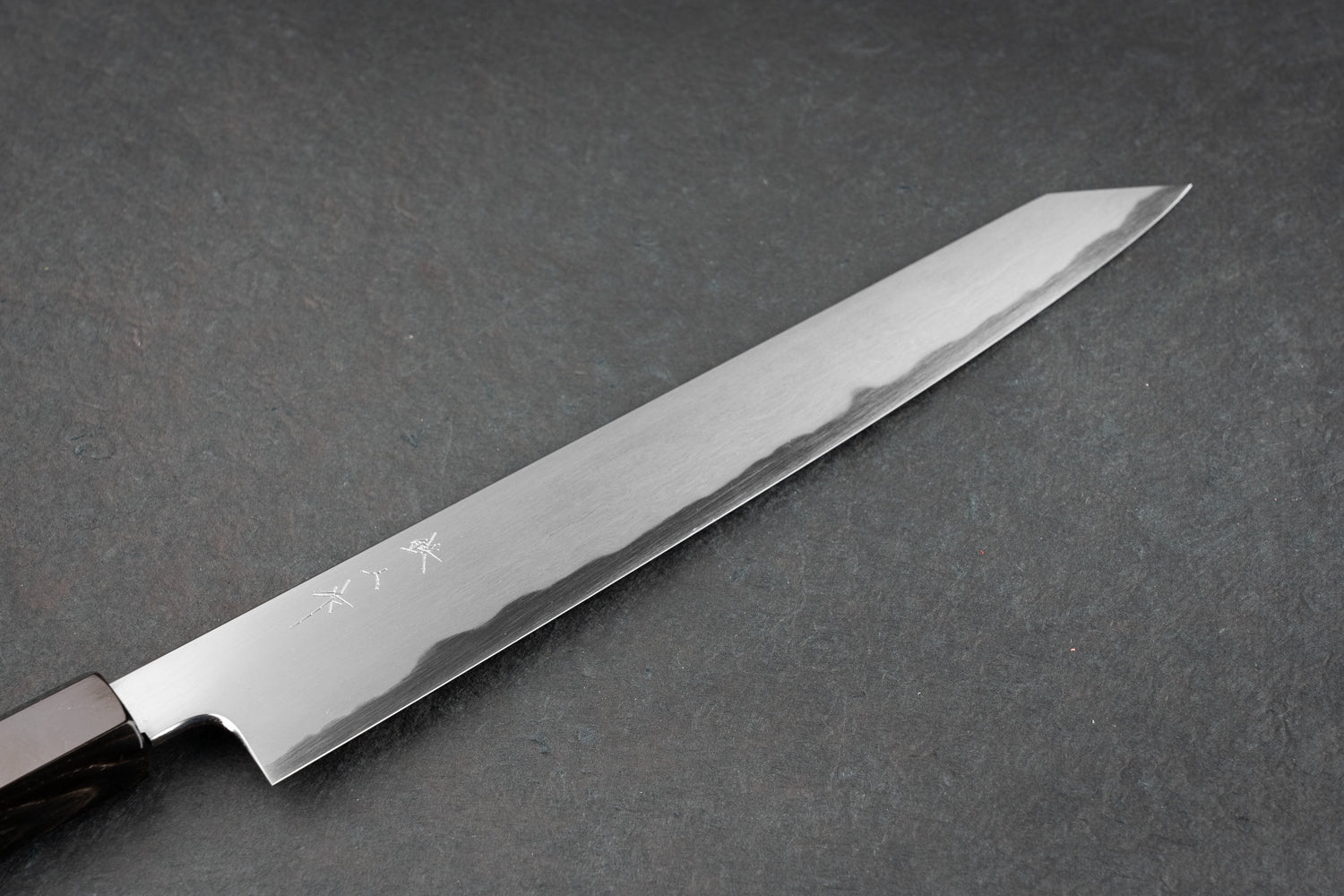 Premium Tetsujin Hamono Aogami Blue Steel Kasumi Kiritsuke Sujihiki Knife 240mm - Japanese Chef Knife for Slicing Meat, Fish & Sushi - Perfect for Professional Chefs & Home Cooking