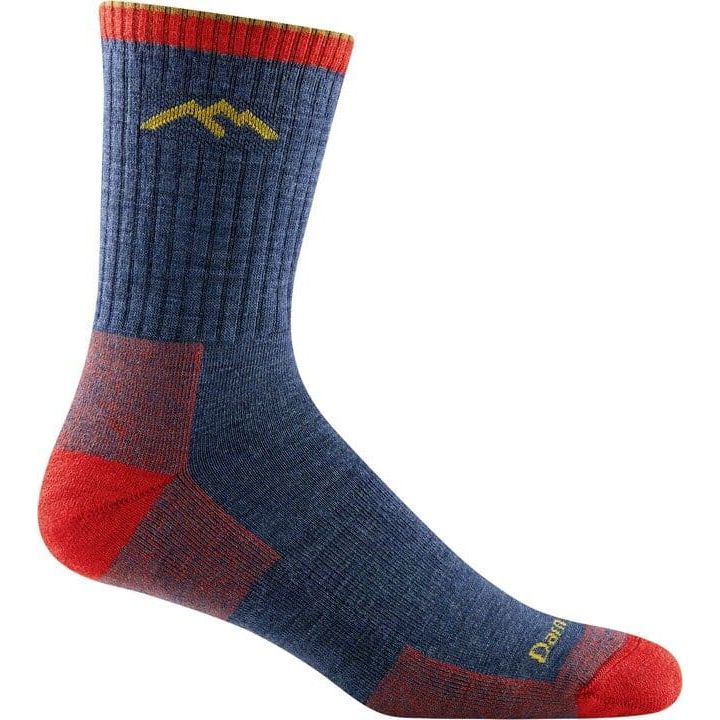 Darn Tough Men's Hiking Socks - Micro Crew Midweight Cushion Socks for Hiking, Backpacking & Outdoor Adventures - Moisture-Wicking & Odor-Resistant