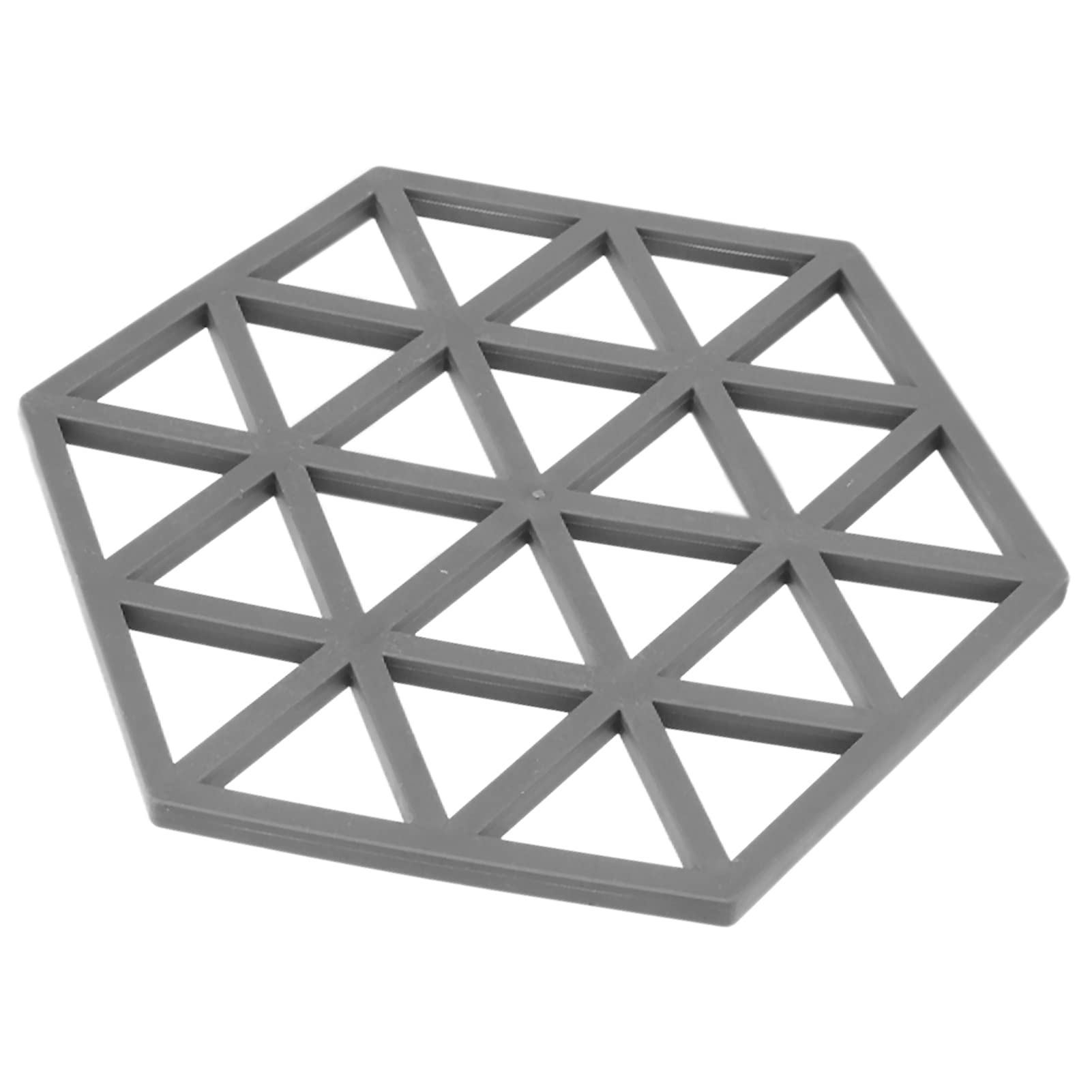 Nordic Style Silicone Coasters - Heat Resistant, Waterproof & Non-Slip Table Protectors for Office, Home & Dining (Grey) - Perfect for Hot Drinks, Glasses & Home Decor