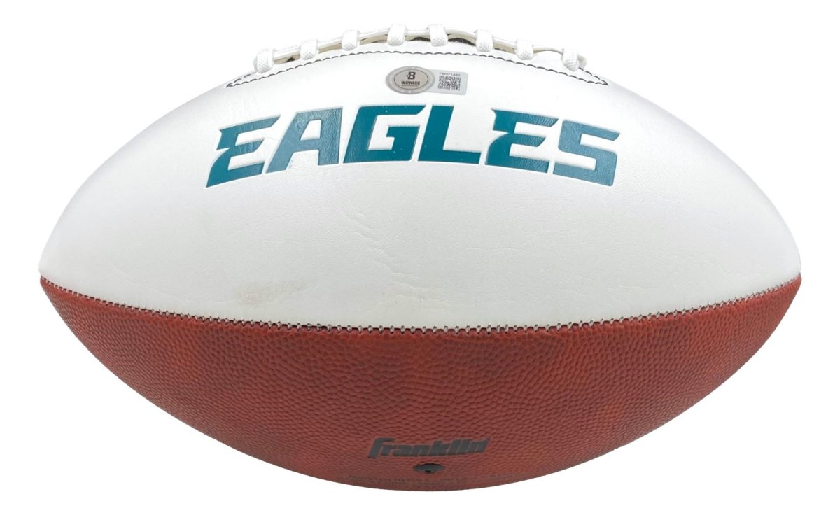 Brandon Graham Autographed Philadelphia Eagles Logo Football - Super Bowl LII Champions - BAS ITP Certified - Perfect for Eagles Fans, Collectors & Sports Memorabilia Displays