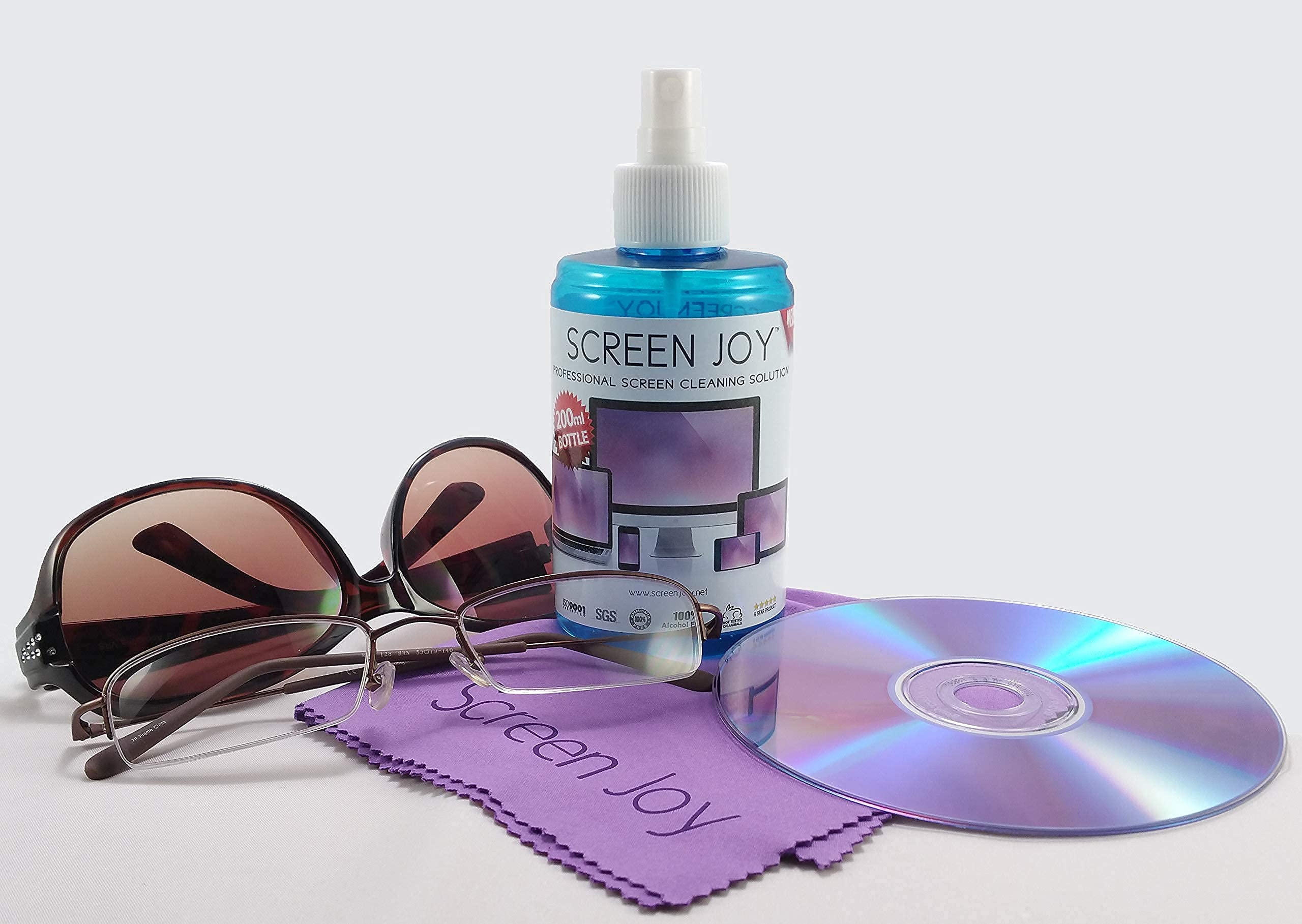 Premium Microfiber Screen Cleaner Cloth for Laptops, TVs, Tablets & Smartphones - Safe Cleaning Kit for LCD LED Monitors, iPads, Phones & Electronics - Perfect for Home, Office & Travel Use