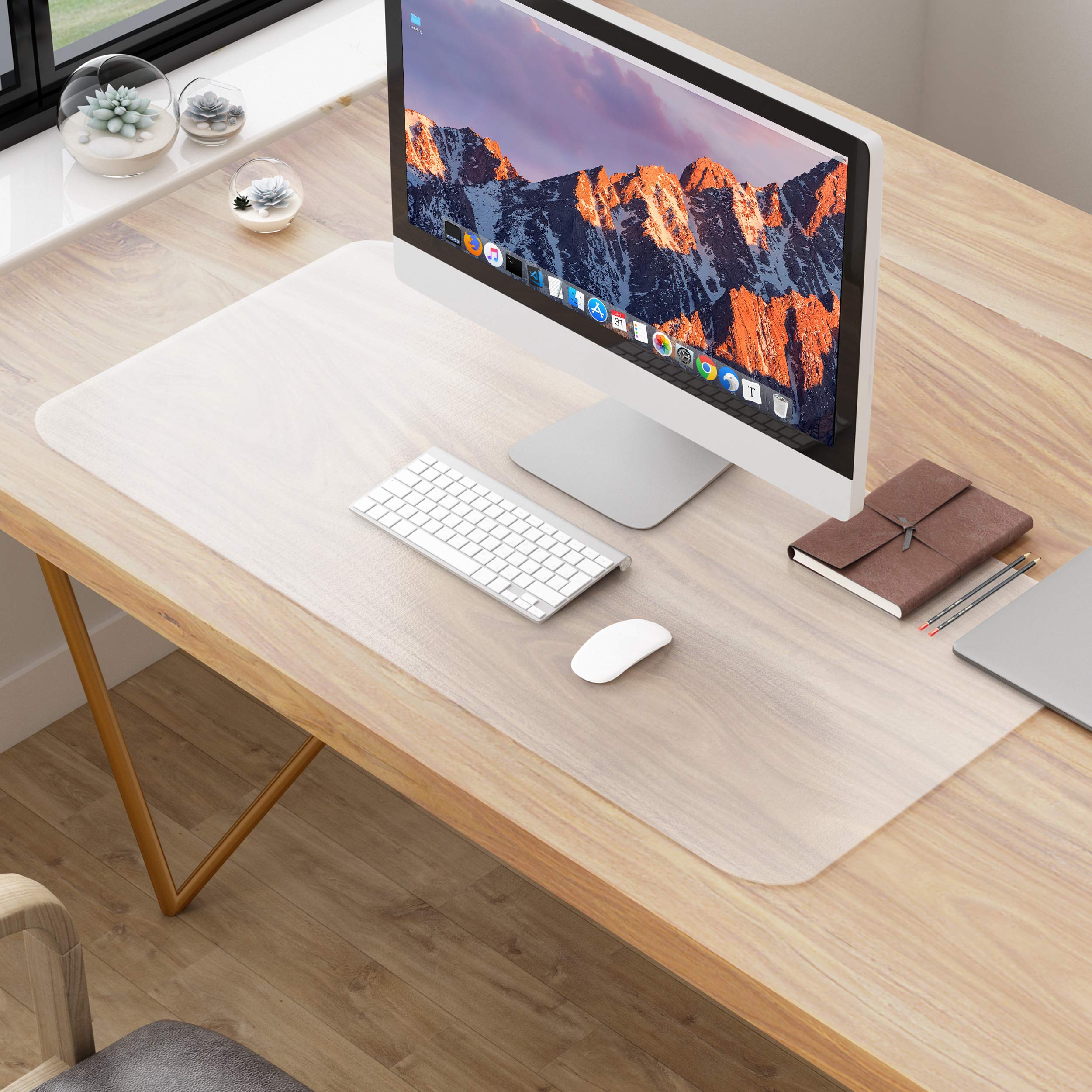 NATRKE Clear Desk Mat Pad - 32