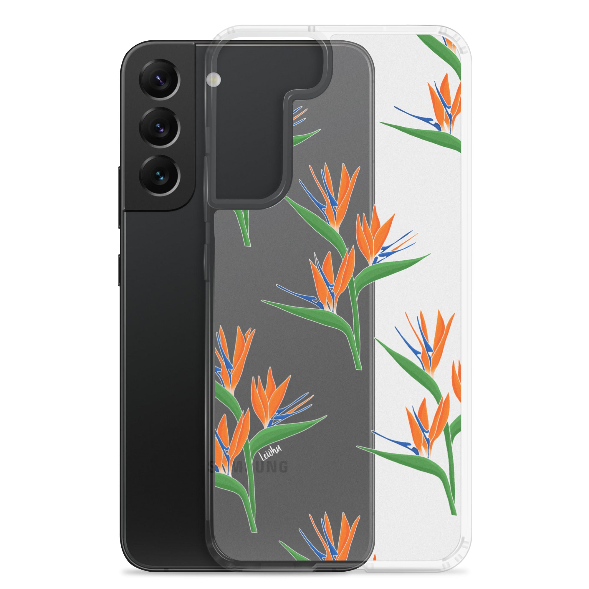 Bird of Paradise Clear Phone Case for Samsung Galaxy - Slim Protective Cover for Everyday Use & Travel
