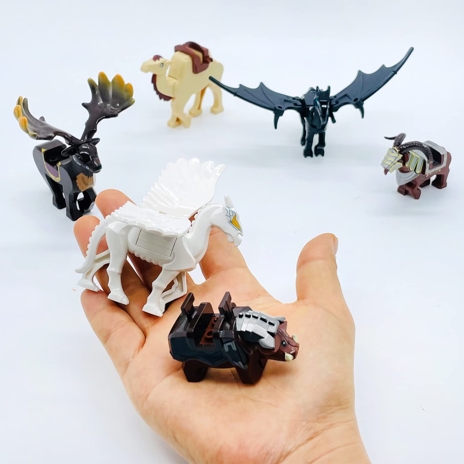 6PCS Animal Figures Building Blocks Toys - Jungle Movie Animal Model Brick Set, Educational STEM Toys for Boys & Girls Ages 6+ | Perfect for Creative Play, Birthday Gifts & Classroom Learning Activities