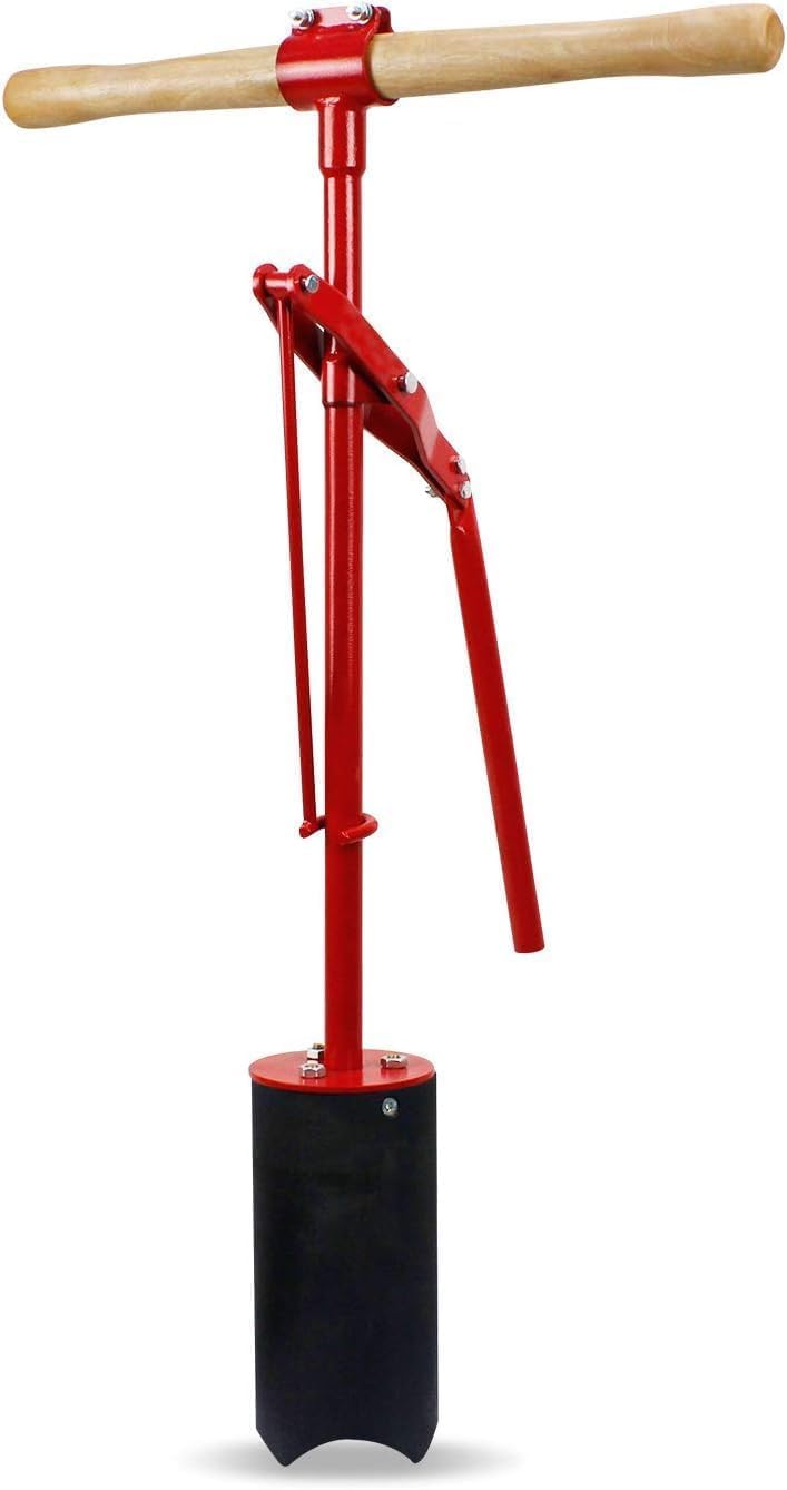 MYKUJA Golf Hole Cutter - Manual Lever Action Putting Green Hole Punch Machine for Golf Course Maintenance & Practice Greens | Perfect for Golf Course Construction, Backyard Putting Greens & DIY Golf Training
