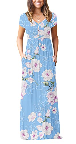 Flower Kapok Light Blue