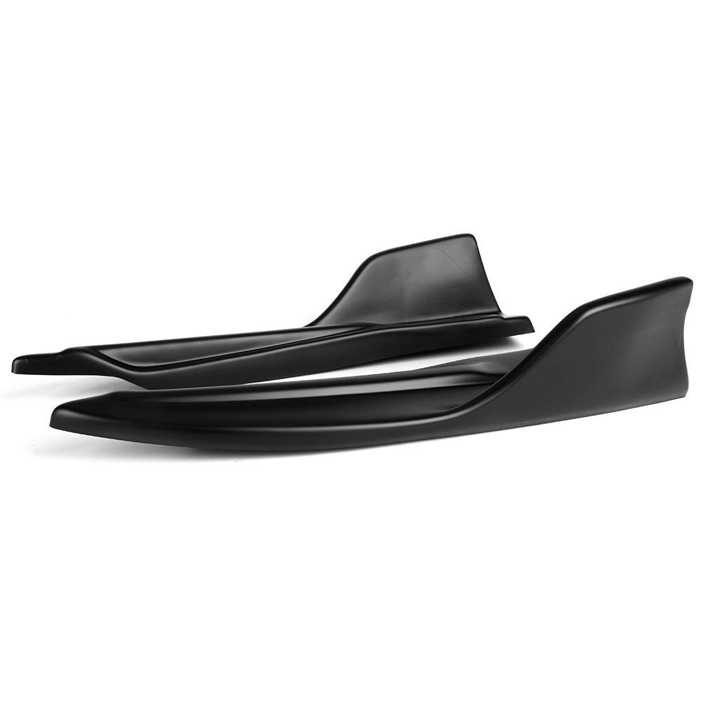 IKON MOTORSPORTS Rear Diffuser & Front Splitter Lip Kit for 2014-2016 Lexus IS F Sport - Unpainted PP Spoiler Valance & Chin Lip | Aggressive Styling Upgrade for Street Racing & Car Shows