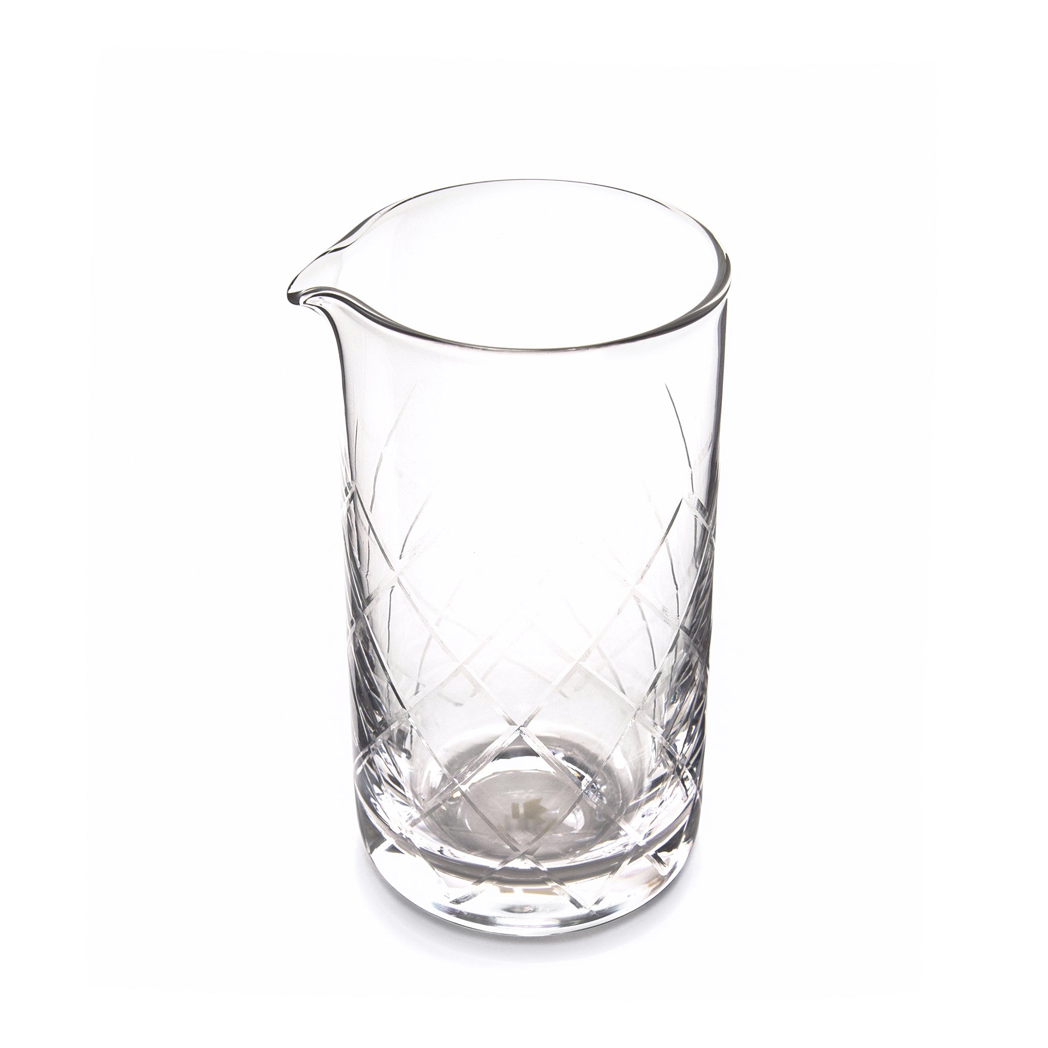 YARAI® Premium Seamless Mixing Glass - 675ml (23oz) Large Cocktail Mixing Cup with Flat Base - Perfect for Bartenders, Home Bars & Craft Cocktails
