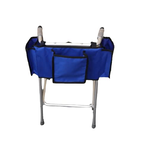 NuHorizons Universal Walking Frame Pouch - Blue Mobility Aid Bag for Zimmer Frames & Walkers - Perfect for Seniors & Physical Therapy Use