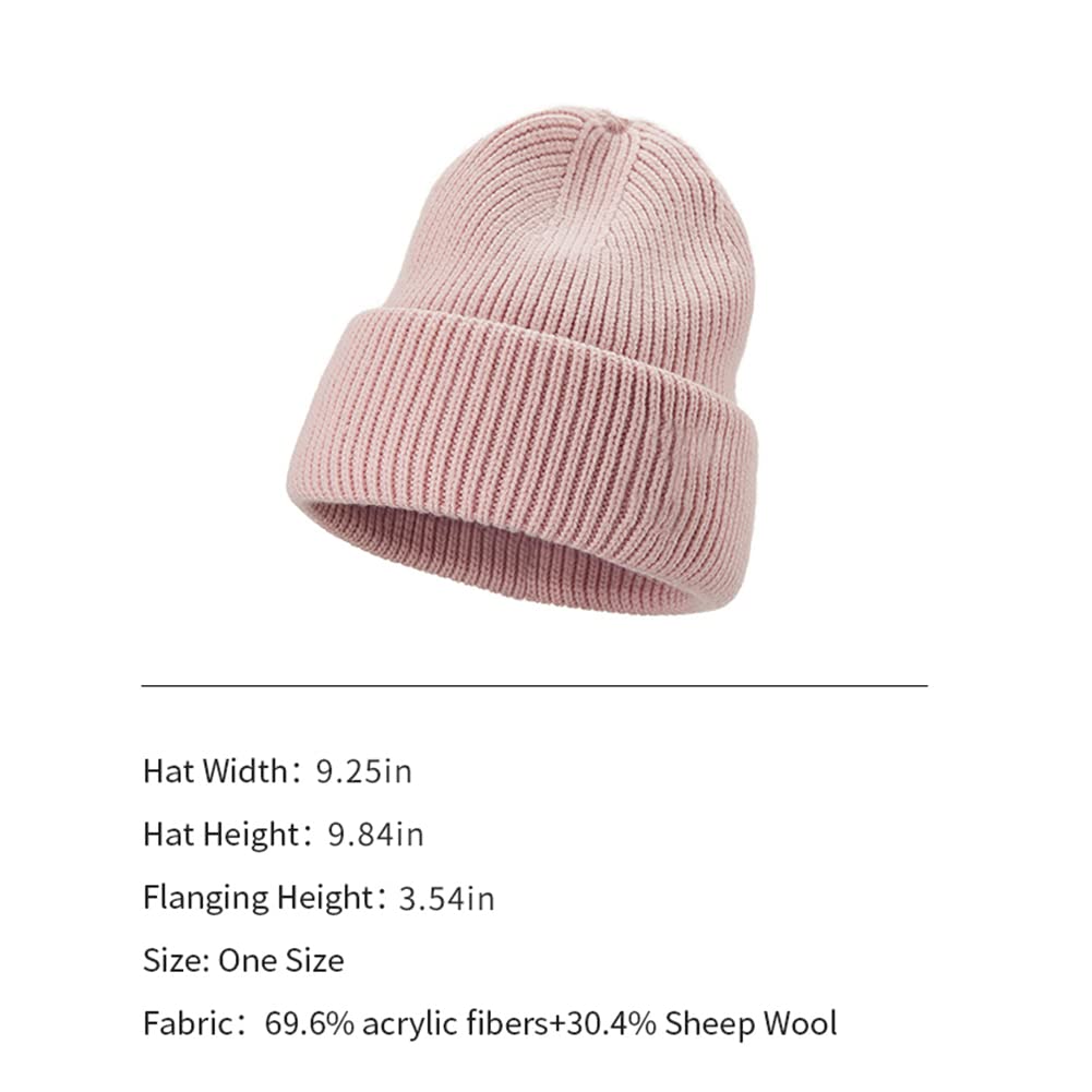OHYOGA Winter Beanie Hats for Men & Women - Warm Chunky Cable Knit Skull Cap, Soft Fleece Lined Cold Weather Hat | Perfect for Skiing, Snowboarding & Outdoor Winter Activities