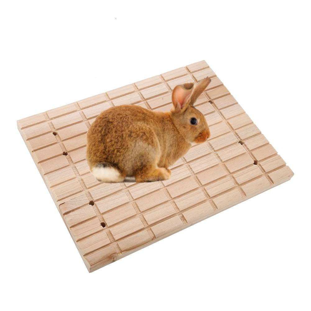 Natural Wooden Claw Scratching Board for Hamsters, Squirrels & Rabbits - Durable Pet Play Toy & Cage Decoration - Perfect for Small Animal Enrichment & Stress Relief