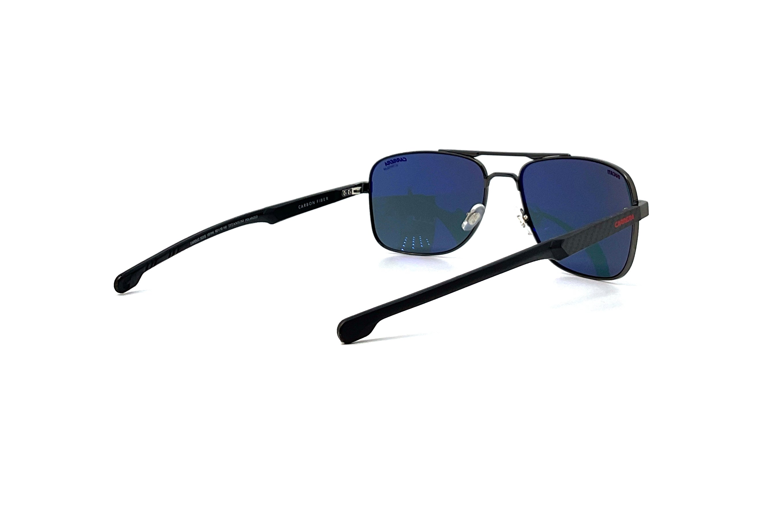 Carrera 022/S Sunglasses - Black Aviator Style for Men & Women - UV Protection, Polarized Lenses - Perfect for Driving, Outdoor Sports & Fashion