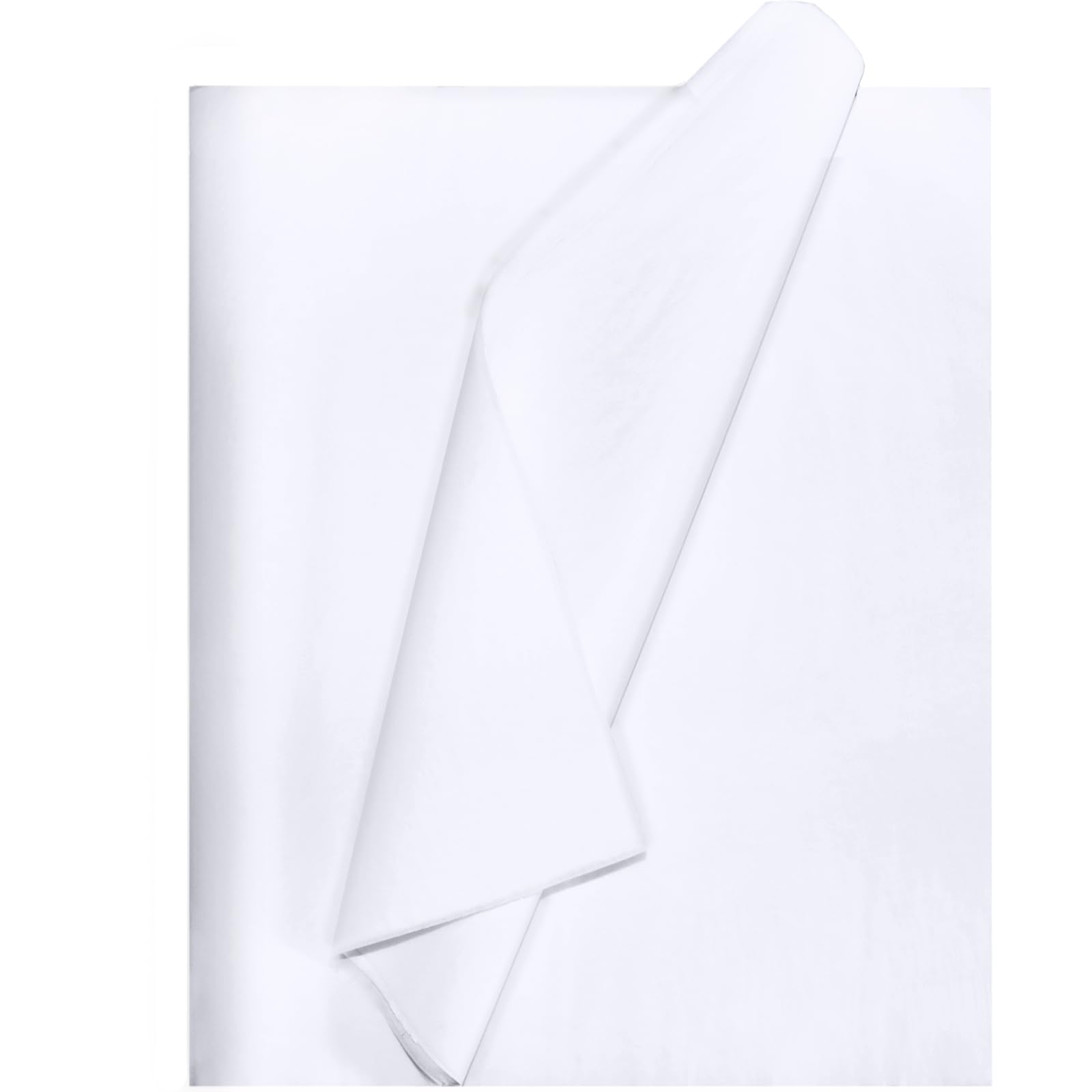 Undemouc 100 Sheets White Tissue Paper 20x14 Inches - Bulk Wrapping Paper for Gift Bags, DIY Crafts, Party Decor - Perfect for Birthdays, Weddings, Baby Showers & Graduations | Gift Wrapping, Floral Arrangements & Table Decorations