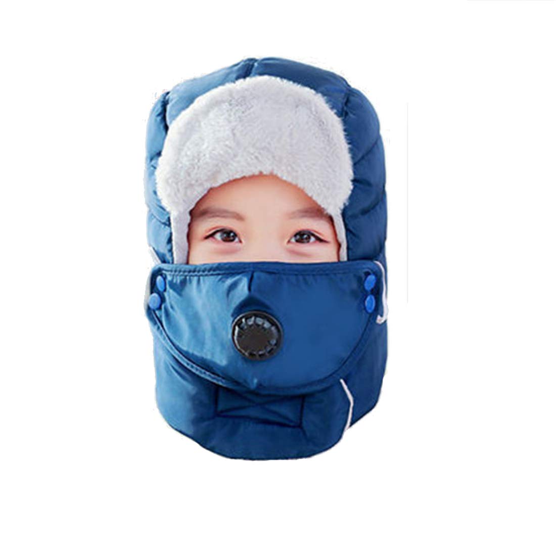 Wxllzlife Unisex Baby & Kids Winter Ski Hat with Ear Flaps - Windproof Cold Weather Beanie for Boys & Girls Ages 2-7 - Perfect for Skiing, Snowboarding & Outdoor Winter Activities