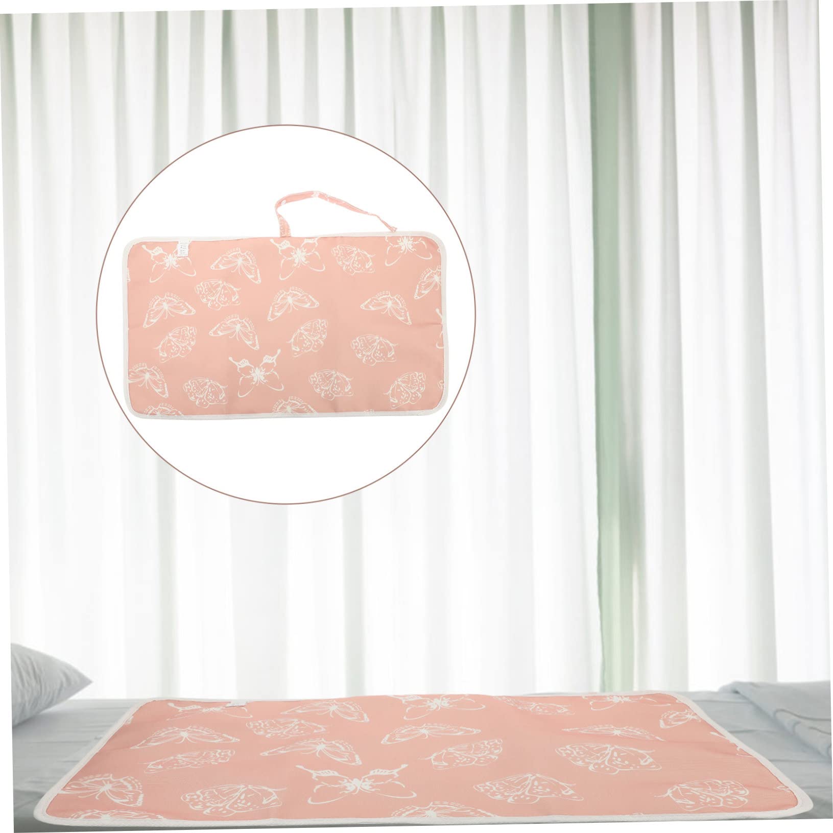 5-Pack Portable Baby Changing Mat with TPU Waterproof Layer & Sanitary Disposal Bags - Waterproof Diaper Changing Pad for Travel, Nursery, and On-the-Go Parents