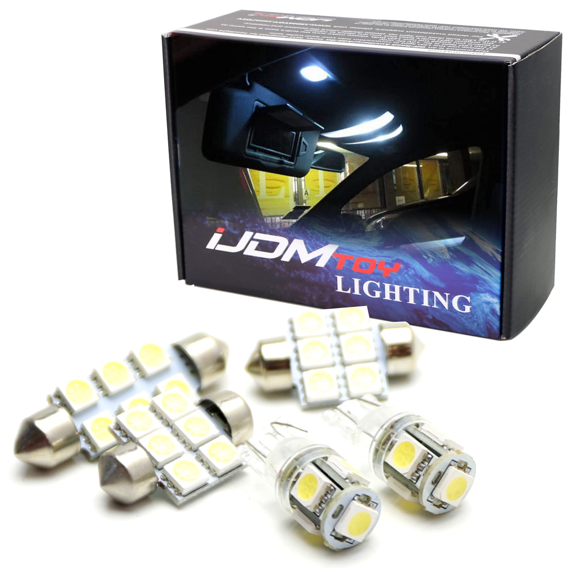 Premium SMD LED Interior Lights Kit for 2011-2023 Kia Optima EX/SX - Xenon White Super Bright LED Bulbs | Upgrade Your Car Interior Lighting for Night Driving & Enhanced Visibility