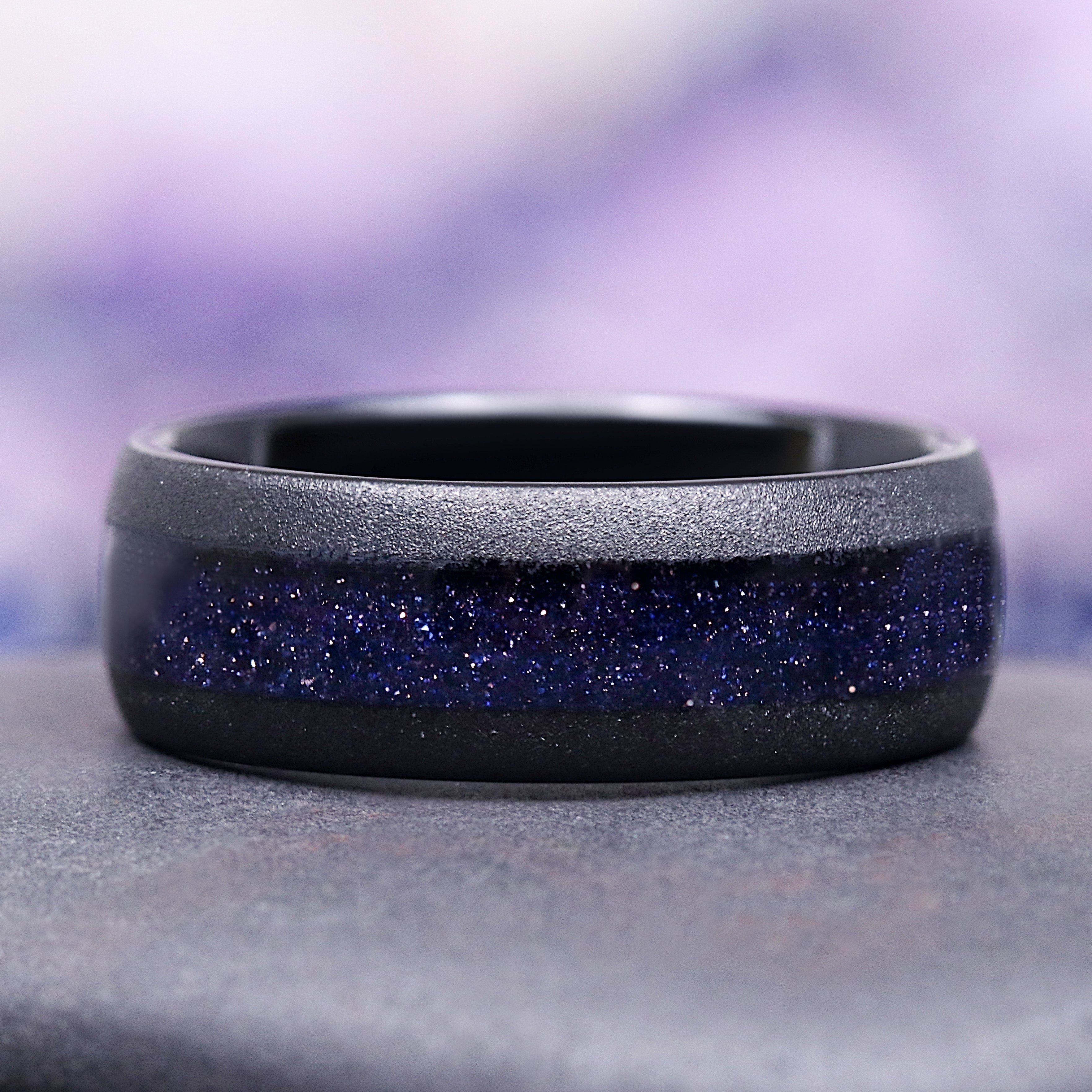 Starry Night Couples Ring - Matching Promise Rings for Him & Her - Romantic Anniversary Gift for Couples - Perfect for Engagements, Weddings & Date Nights