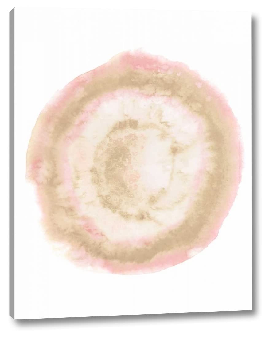 Naomi McCavitt Custom Radiant Geode II Canvas Art Print - 19x24 Inch Gallery Wrapped Wall Decor - Ready to Hang - Perfect for Living Room, Bedroom & Office Decor