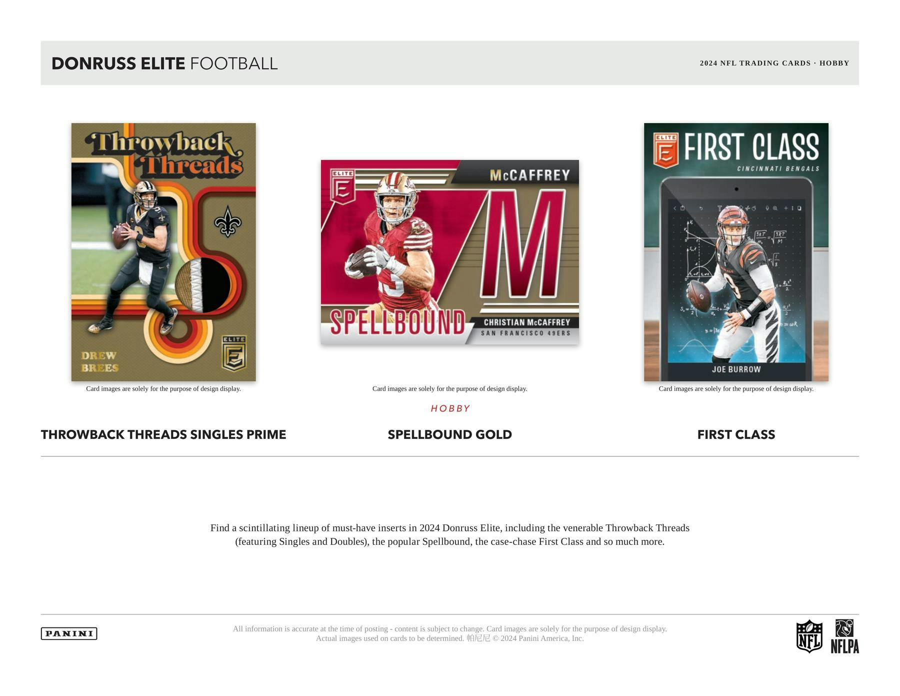 2024 Panini Donruss Elite Football Hobby Box - 24 Packs with Autographs & Memorabilia Cards - Perfect for Collectors, Fantasy Football Fans & Sports Enthusiasts