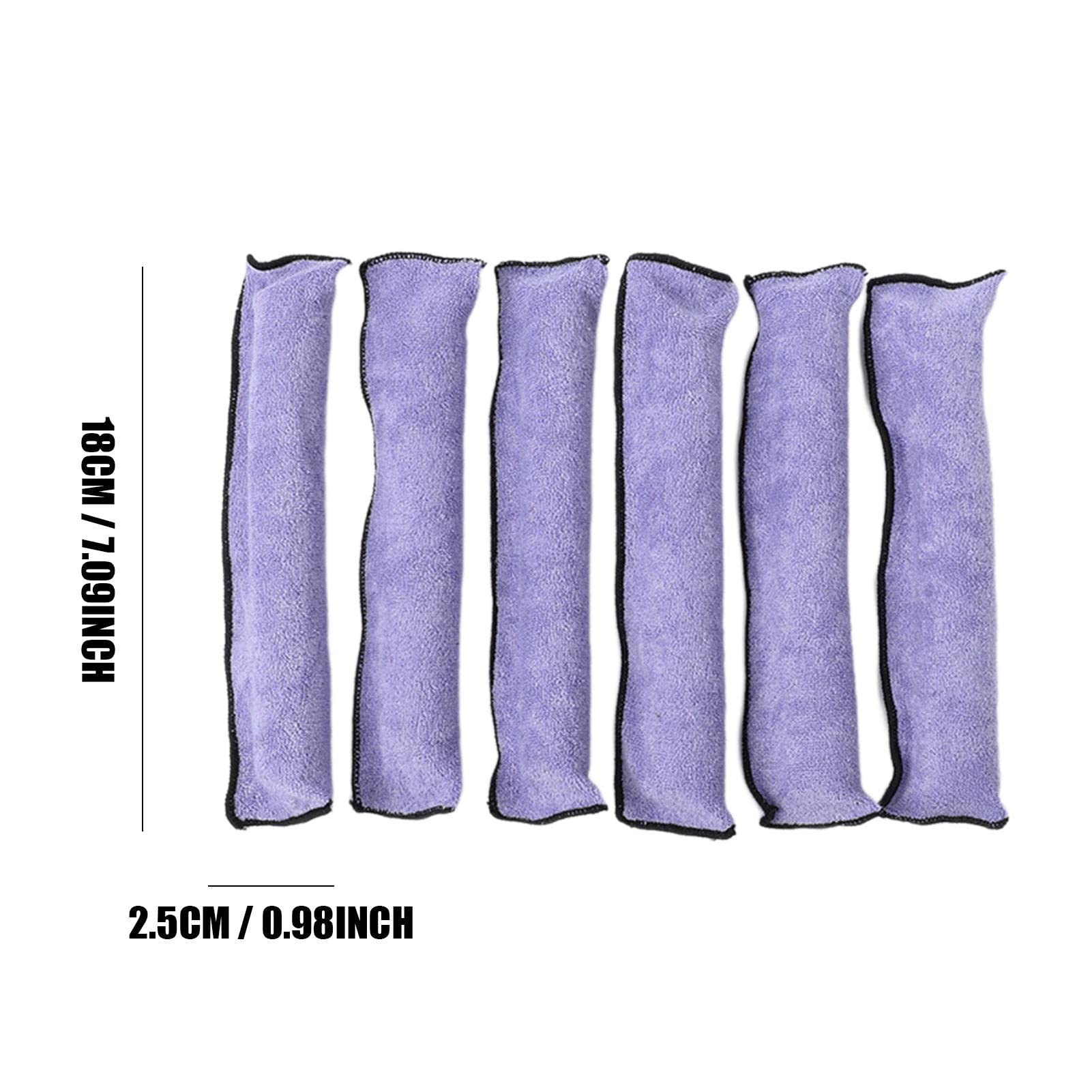 Soft Overnight Hair Rollers Set of 6 | Sponge Sleep Hair Curlers for Women & Girls - Comfortable Foam Pillow Curlers for Natural Waves & Curls | Perfect for Overnight Styling, Bedtime Hair Care & Morning Volume