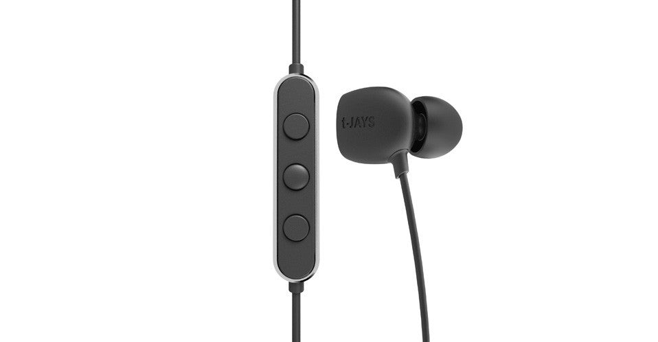 JAYS T-JAYS Four Premium In-Ear Headphones with High-Fidelity Sound - Perfect for Commuting, Workouts, and Travel