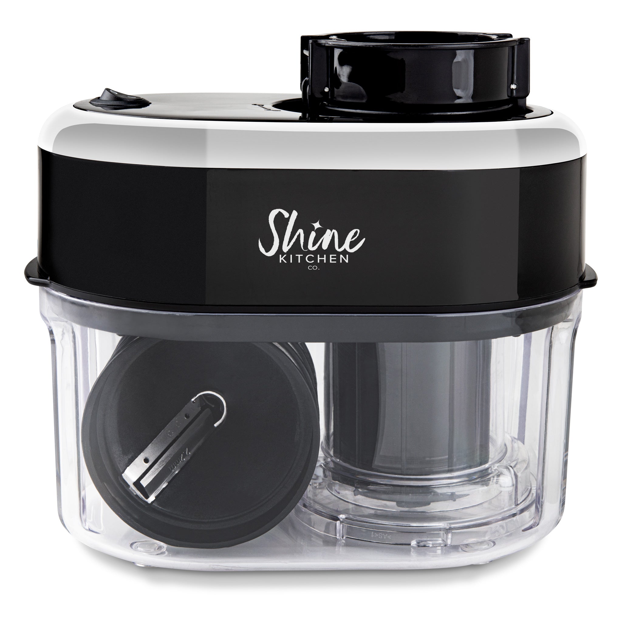Shine Kitchen Co.® Electric Spiralizer - Vegetable & Fruit Spiral Slicer for Healthy Noodles, Zucchini Pasta, Sweet Potato Curly Fries - Perfect for Low-Carb, Keto, Vegan Diets & Meal Prep