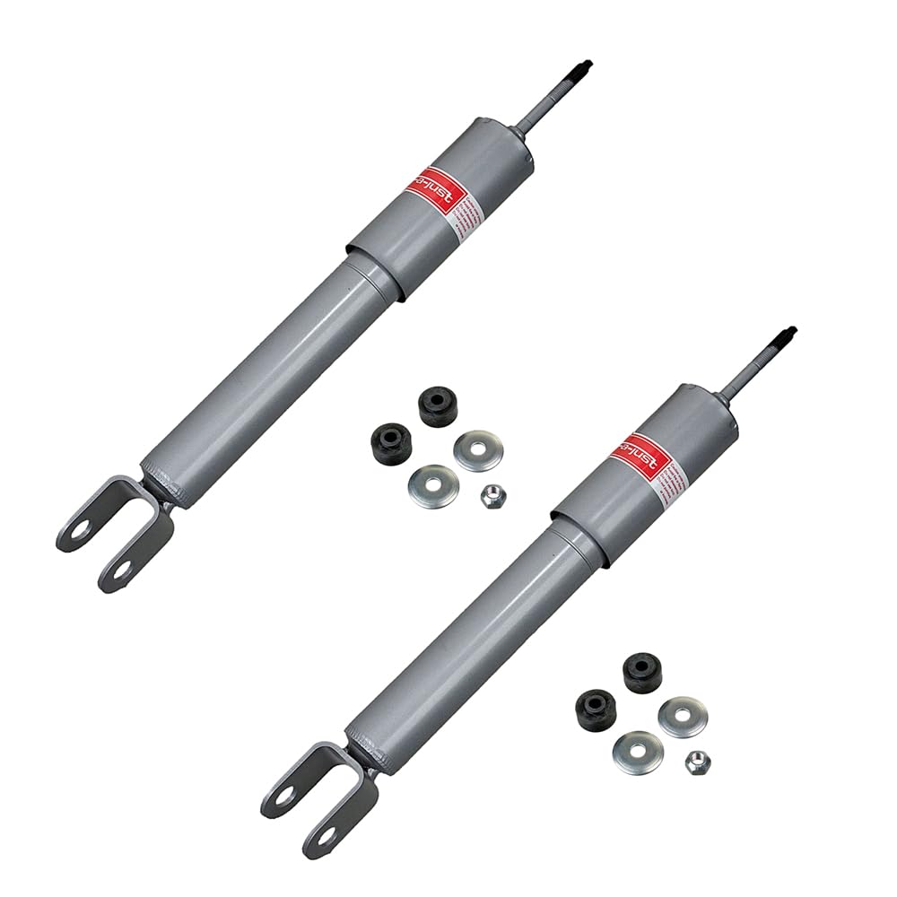 BuyAutoParts 77-60930AU New Pair Front Gas-A-Just Shocks Struts for Chevy Silverado 1500 & Tahoe - Heavy Duty Suspension Upgrade for Smooth Off-Road & Towing Performance