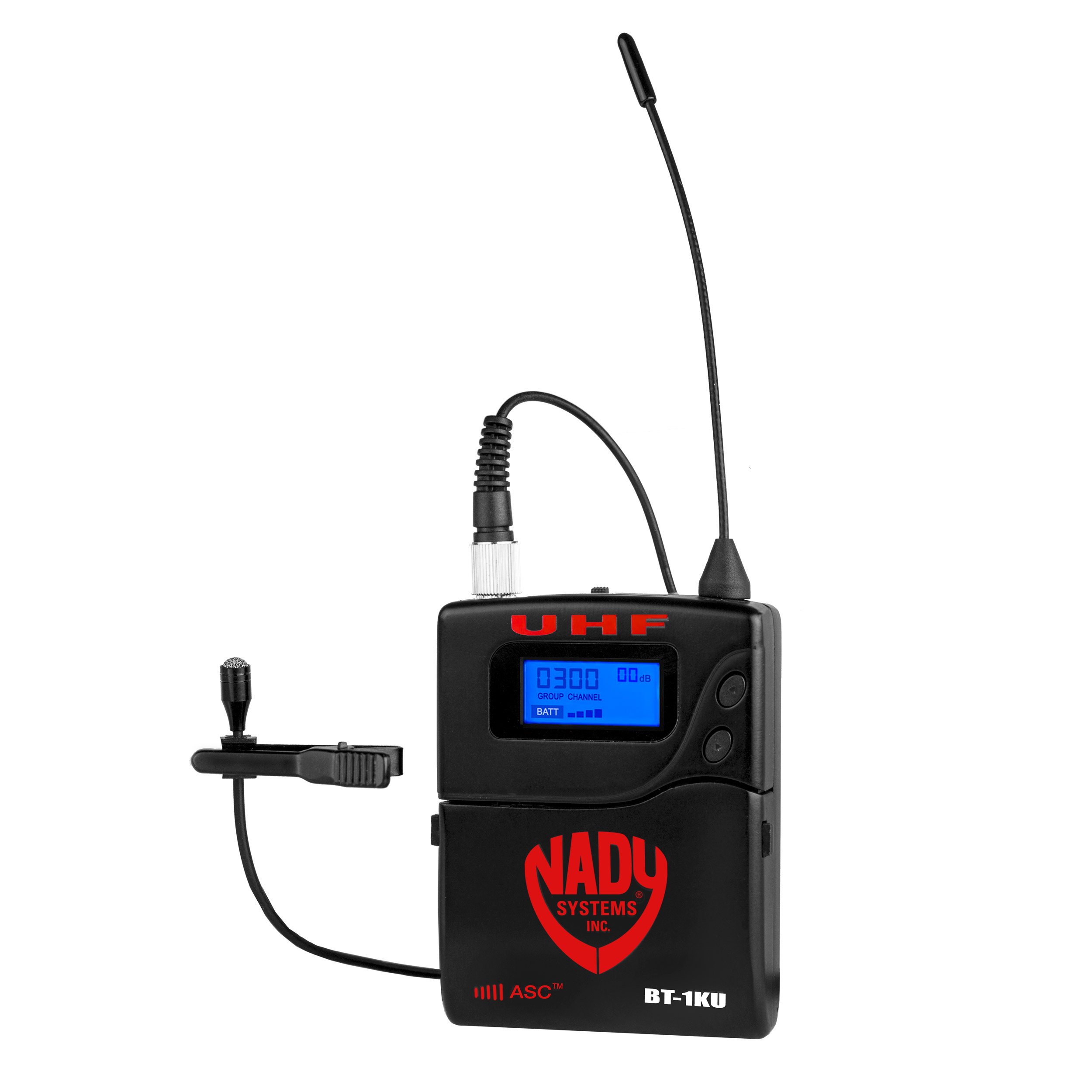 Nady 4W-1KU HT-LT Professional UHF Wireless System - 1000-Channel Quad True Diversity with 2 Handheld & 2 Lapel Mics - Auto Scan & Transmitter Pairing - All Metal Construction - Perfect for Live Performances, Conferences & Events