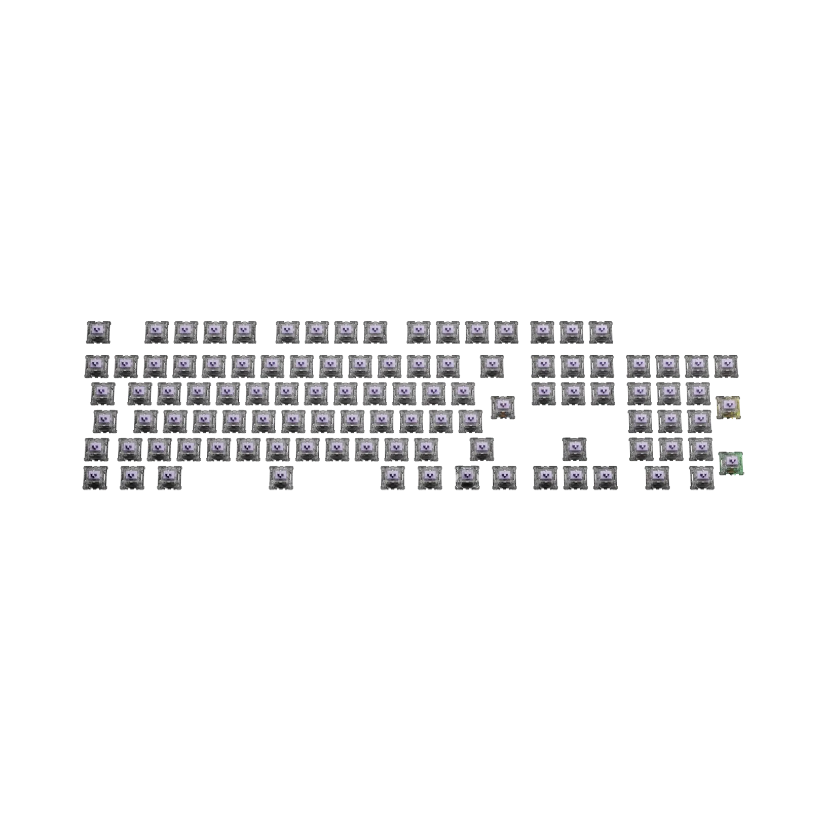Glorious Mako Ultralight MX 100 ISO Mechanical Keyboard Switches - Smooth Linear Switches for Gaming & Typing | Perfect for Esports, Office Work & Mechanical Keyboard Enthusiasts
