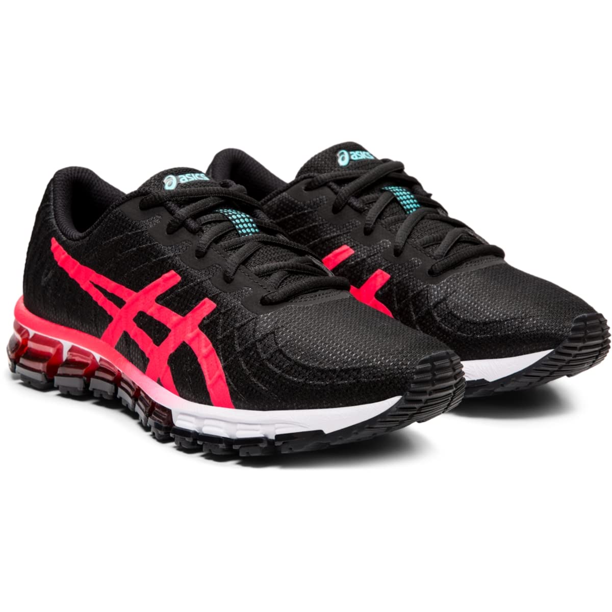 ASICS Women's GEL-Quantum 180 4 Running Shoes - Size 5 - Black/Laser Pink - Lightweight Cushioned Sneakers for Jogging, Gym Workouts & Everyday Wear