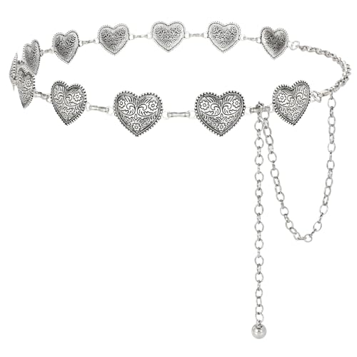 F-silver Chain-heart