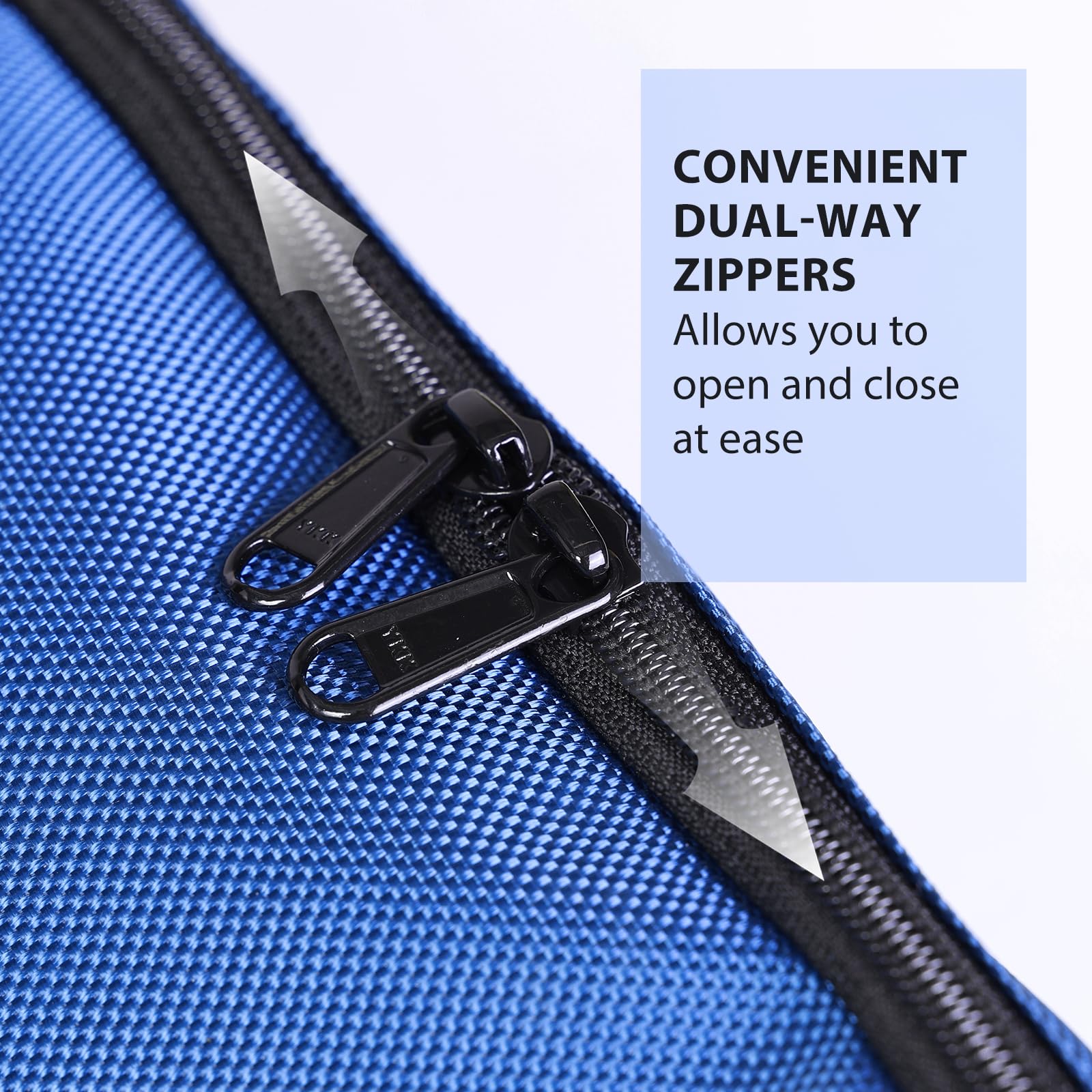 Harrison Howard Waterproof Horse Tack Carry Bag with 3-Prong Tack Rack - Durable Bridle/Halter Storage Bag in Blue - Perfect for Equestrian Travel & Stable Organization