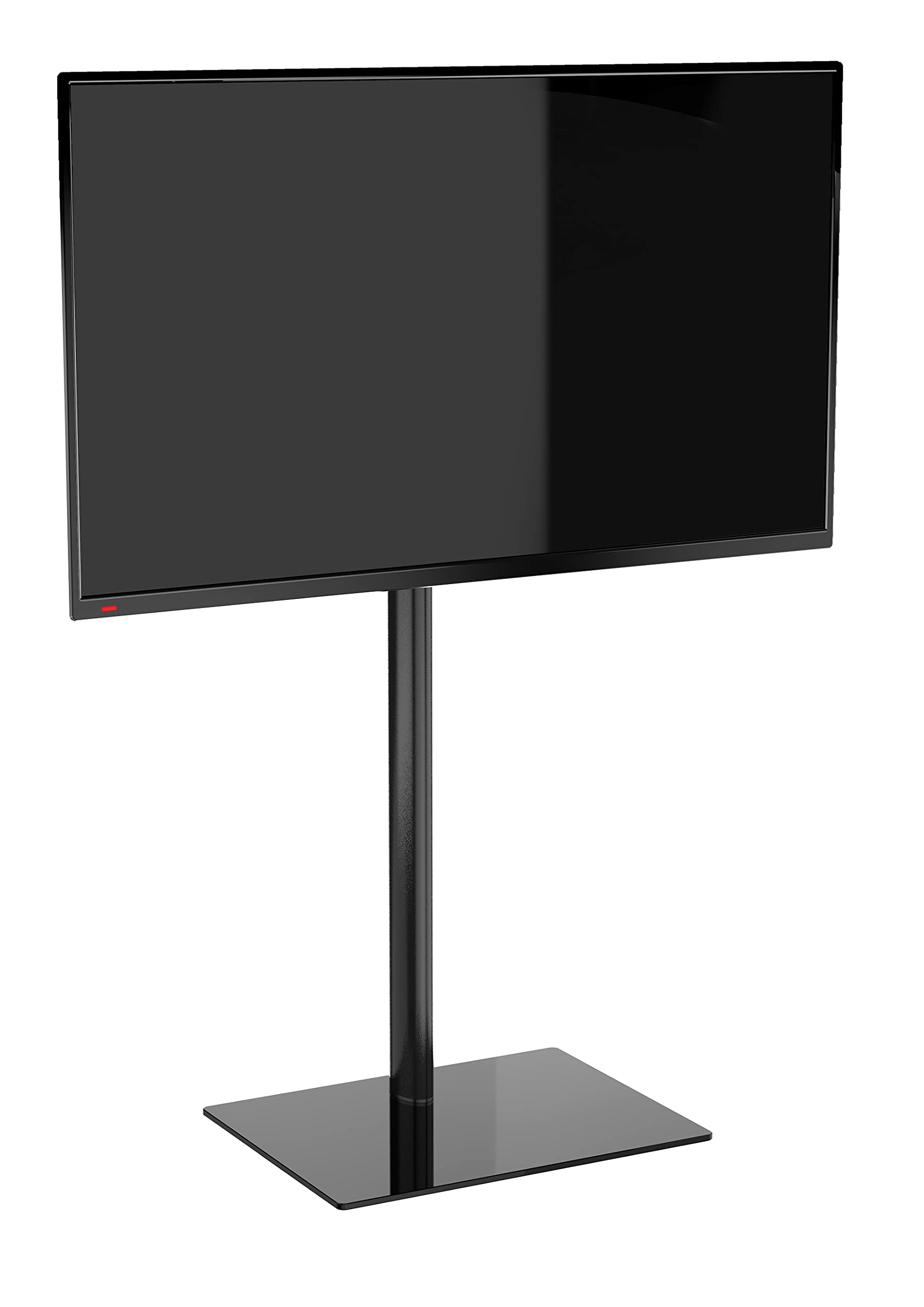 Meliconi El Soporte 600 Floor TV Stand - Adjustable Horizontal & Vertical TV Mount, No Wall Drilling Needed | Perfect for Living Rooms, Bedrooms & Home Theaters