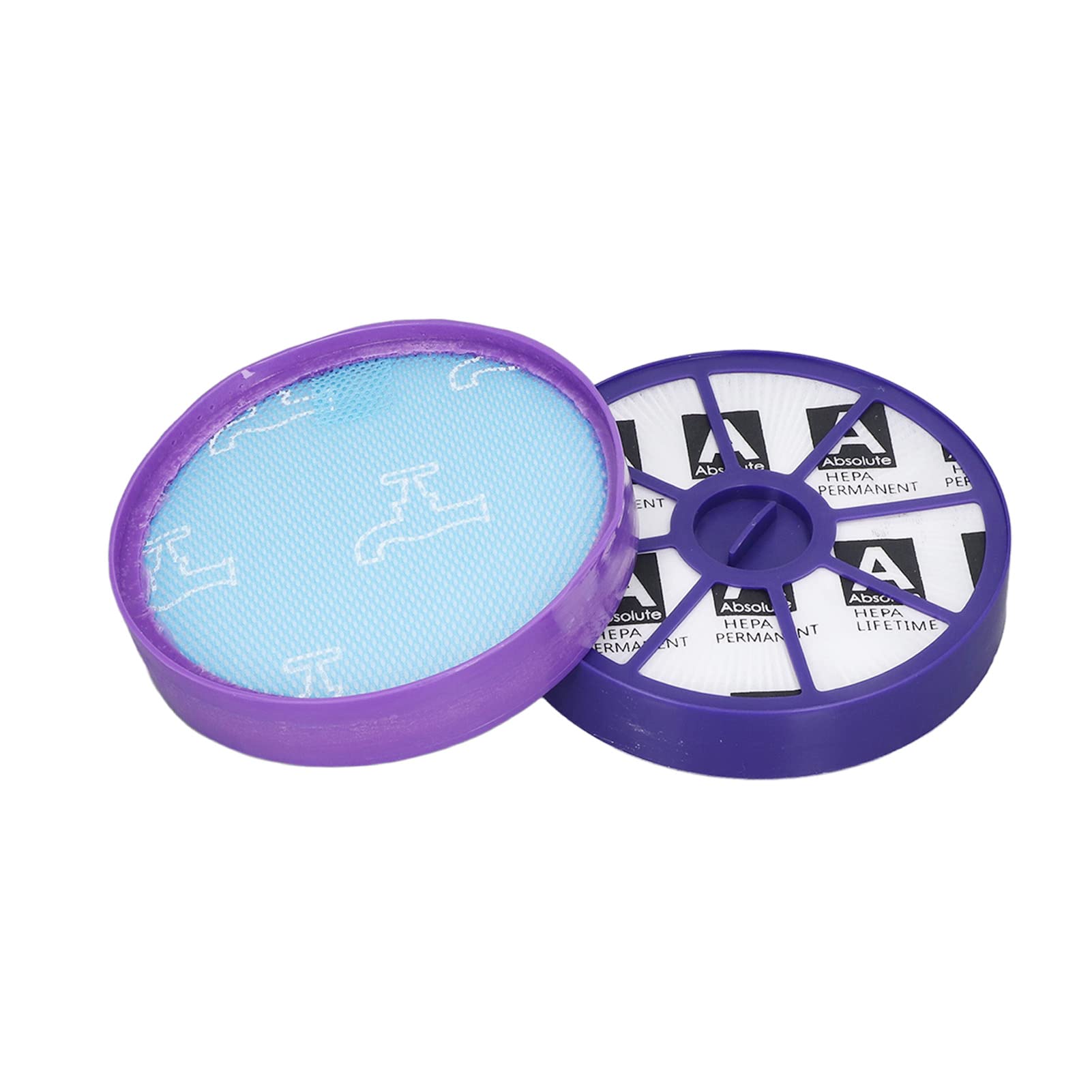 High-Quality Silicone Front & Back Motor Filter Kit for Vacuum Cleaners - Fine Workmanship, Odor Reduction, Enhanced Airflow - Perfect for Home Cleaning, Pet Hair Removal & Allergen Control
