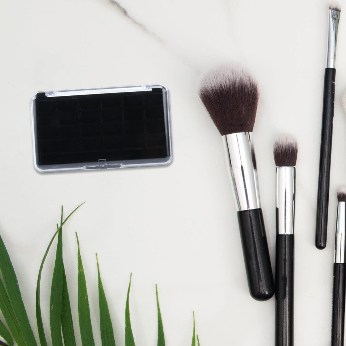 Uonlytech Empty Makeup Organizer Box for Eyeshadow & Lipstick - Perfect for Travel & Vanity