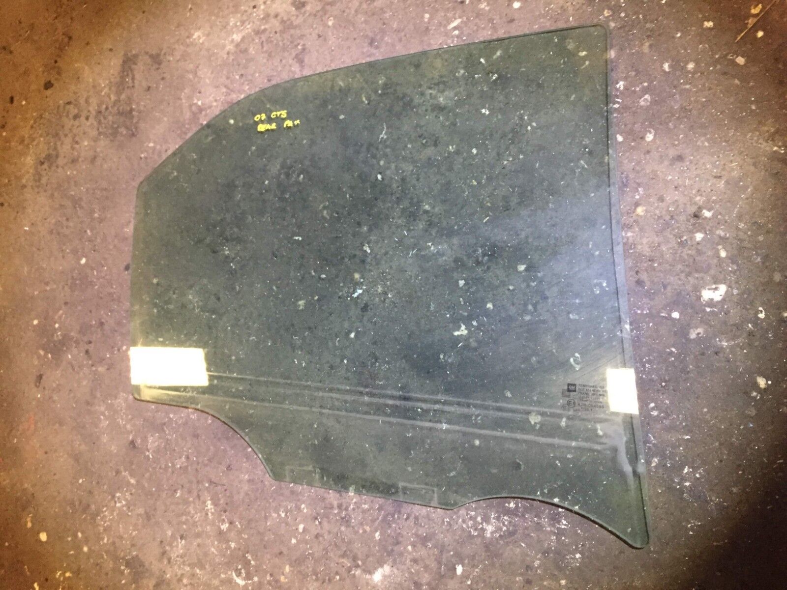 2003-2007 Cadillac CTS Right Rear Passenger Door Window Glass OEM Replacement - Perfect for Car Repairs & Auto Glass Replacement