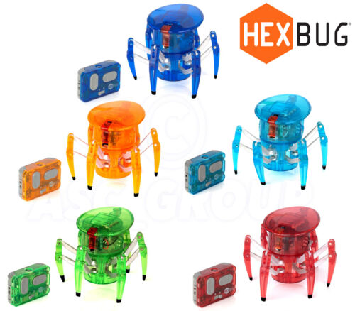 HEX BUG Spider Robotic Toy - Assorted Colors for Kids STEM Learning | Fun Interactive Crawling Pet for Indoor Play & Birthday Gifts