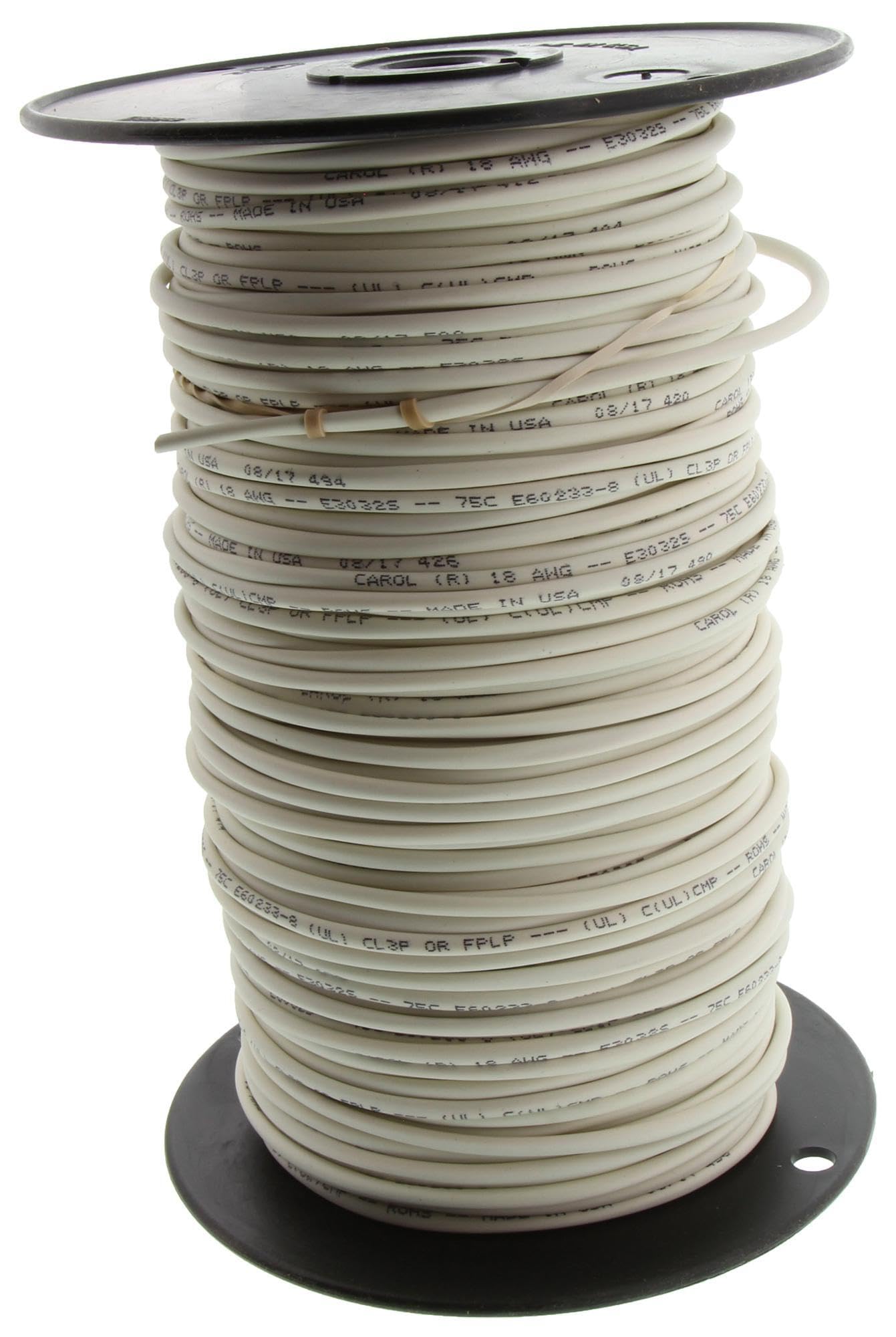General Cable E3032S.18.86 - 18 AWG Natural Sound & Security Wire for Home Theater, Alarm Systems & Audio Installations